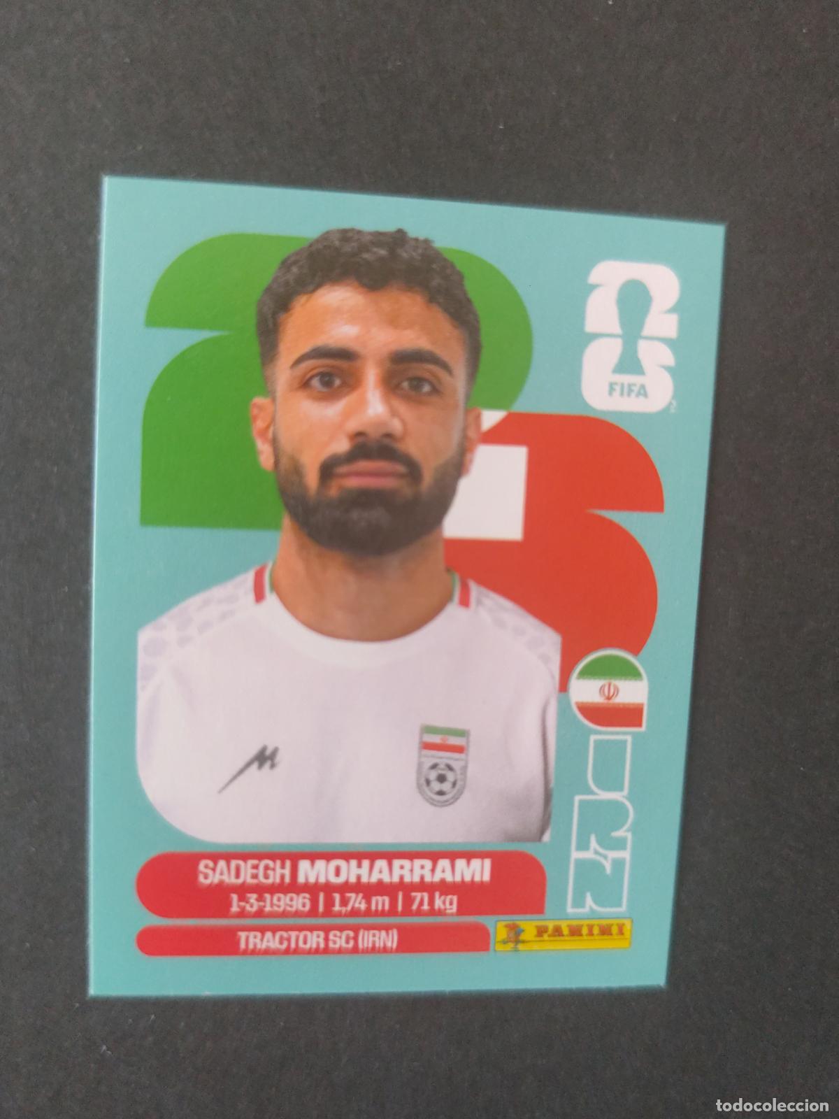 Cartes &agrave; collectionner de Football: IRN9 SADEGH MOHARRAMI 9 IR&Aacute;N MUNDIAL FIFA WORLD CUP 2026 STICKER PANINI SIN PEGAR
