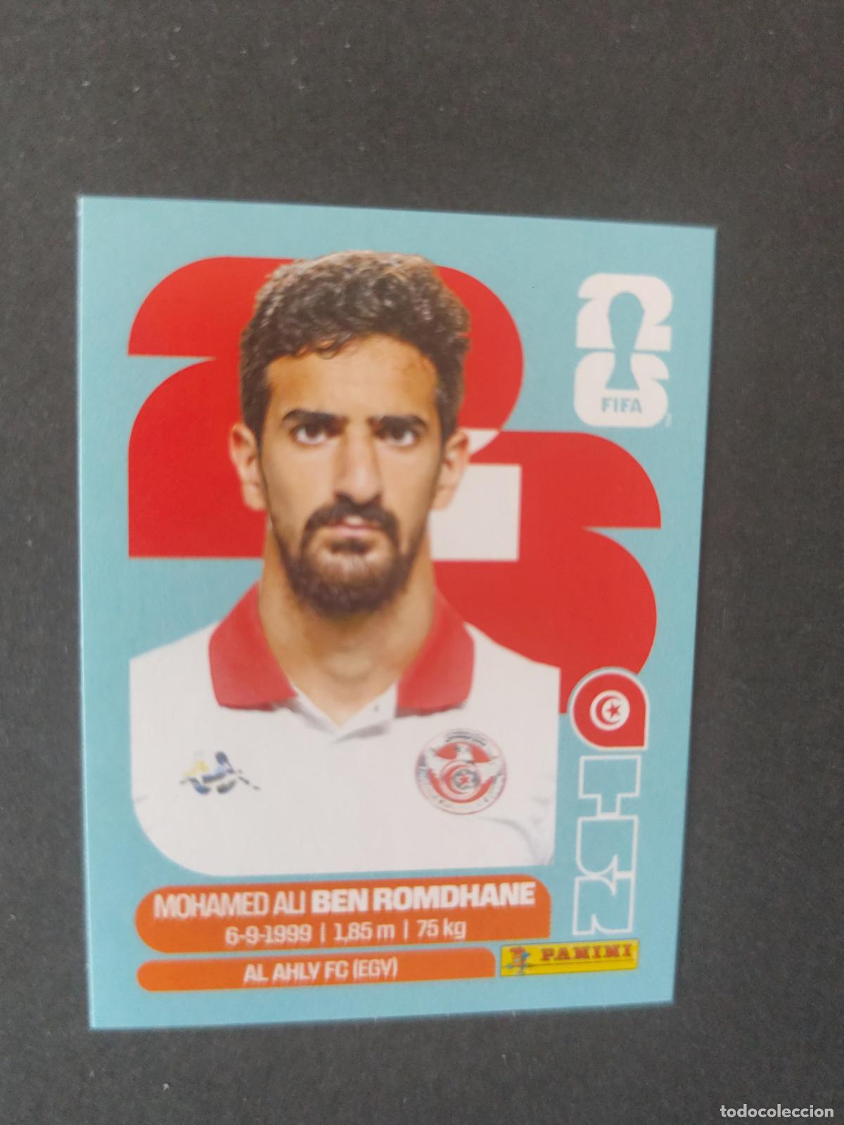 Cartes &agrave; collectionner de Football: TUN12 MOHAMED ALI BEN ROMDHANE 12 T&Uacute;NEZ MUNDIAL FIFA WORLD CUP 2026 STICKER PANINI SIN PEGAR