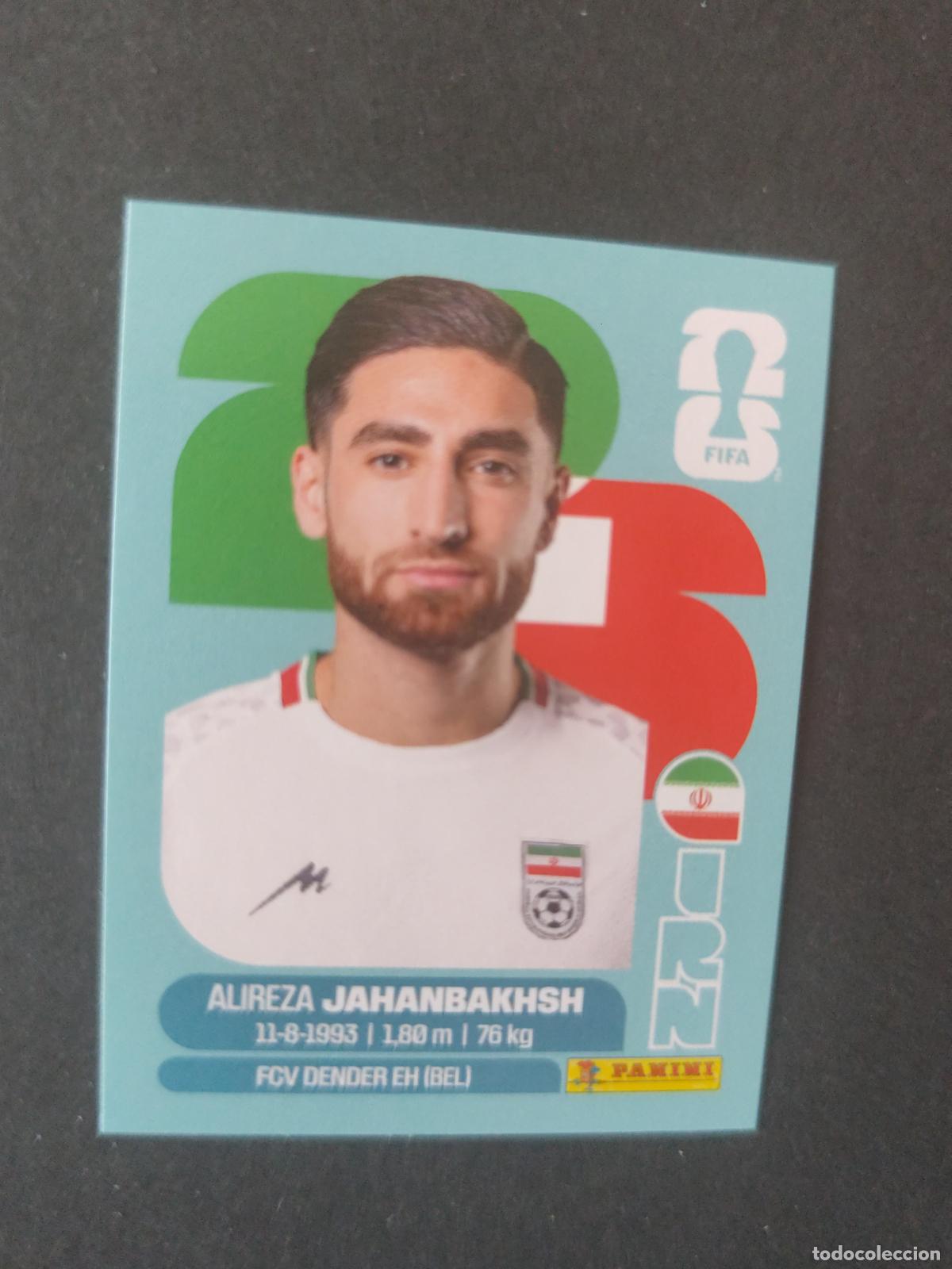 Cartes &agrave; collectionner de Football: IRN19 ALIREZA JAHANBAKHSH 19 IR&Aacute;N MUNDIAL FIFA WORLD CUP 2026 STICKER PANINI SIN PEGAR
