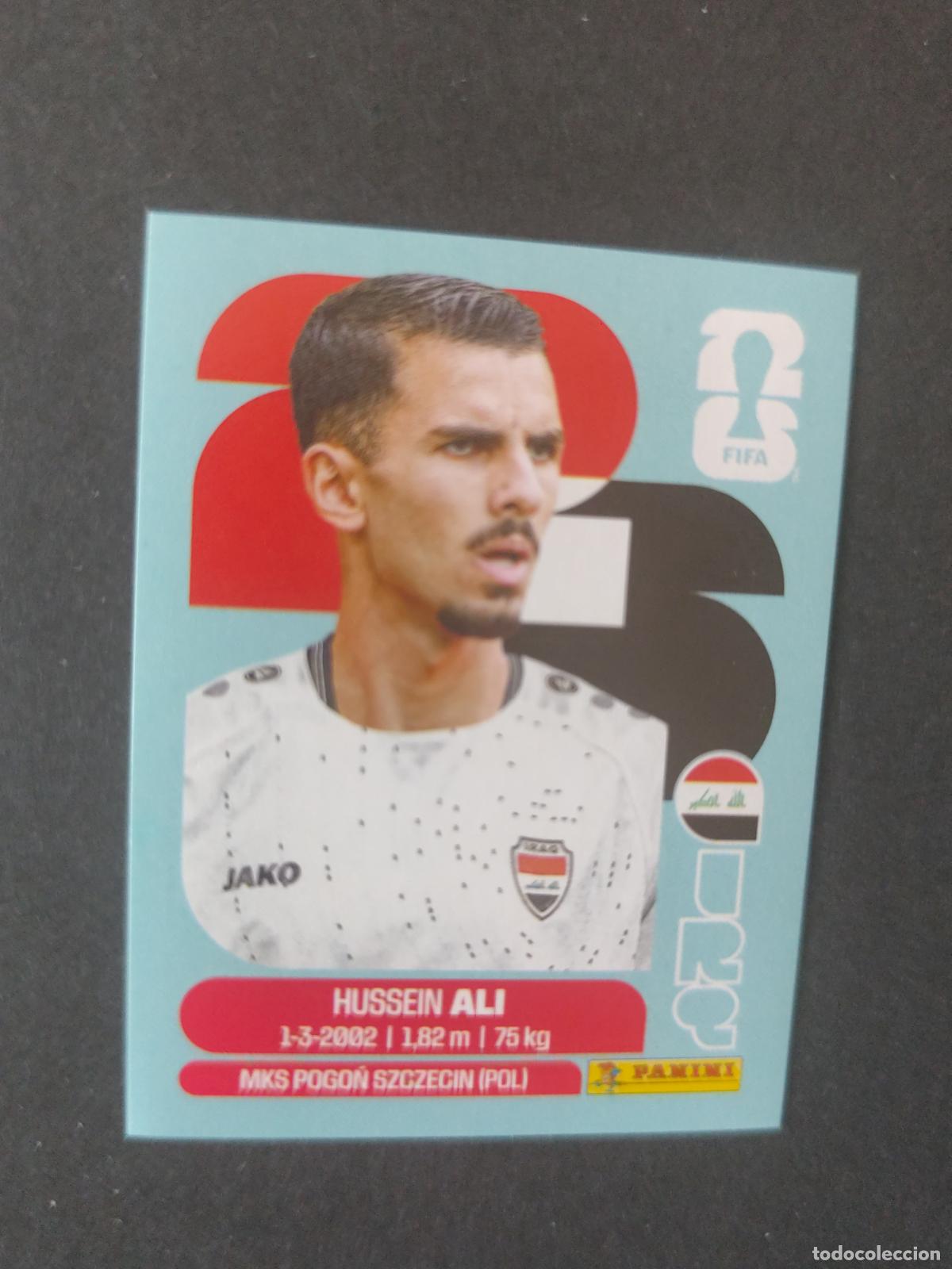 Cartes &agrave; collectionner de Football: IRQ4 HUSSEIN ALI 4 IRAQ MUNDIAL FIFA WORLD CUP 2026 STICKER PANINI SIN PEGAR