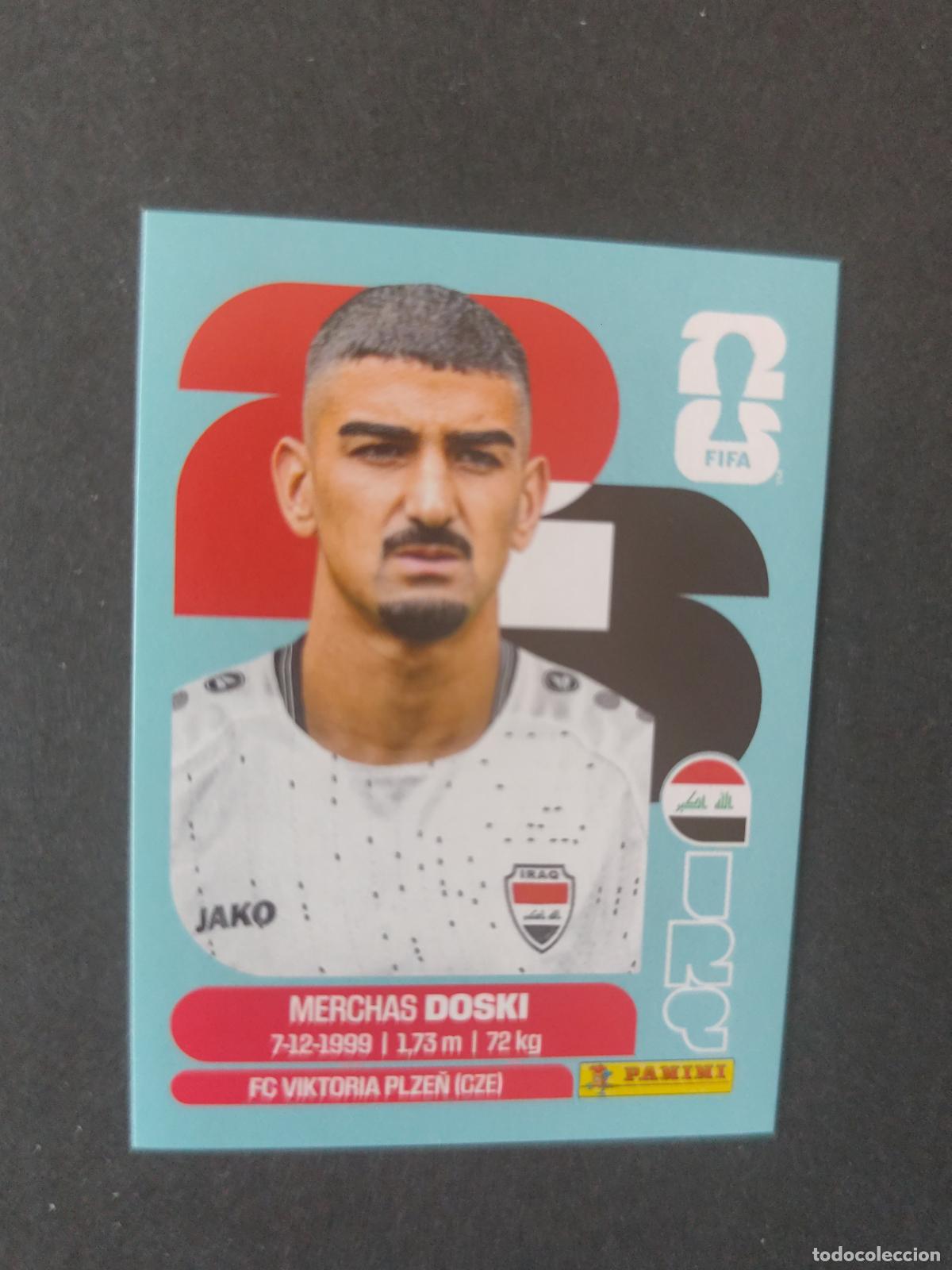 Cartes &agrave; collectionner de Football: IRQ6 MERCHAS DOSKI 6 IRAQ MUNDIAL FIFA WORLD CUP 2026 STICKER PANINI SIN PEGAR