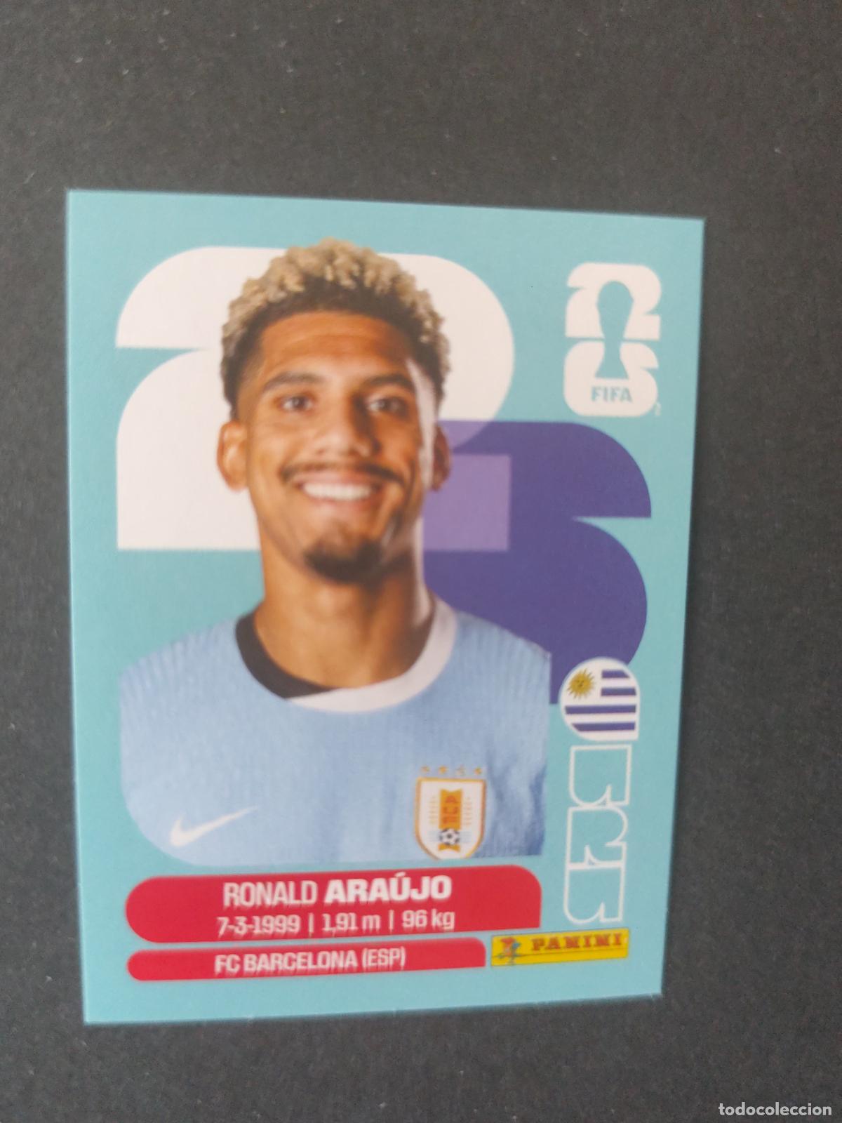 Cromos de Futebol: URU4 RONALD ARAUJO 4 URUGUAY MUNDIAL FIFA WORLD CUP 2026 STICKER PANINI SIN PEGAR