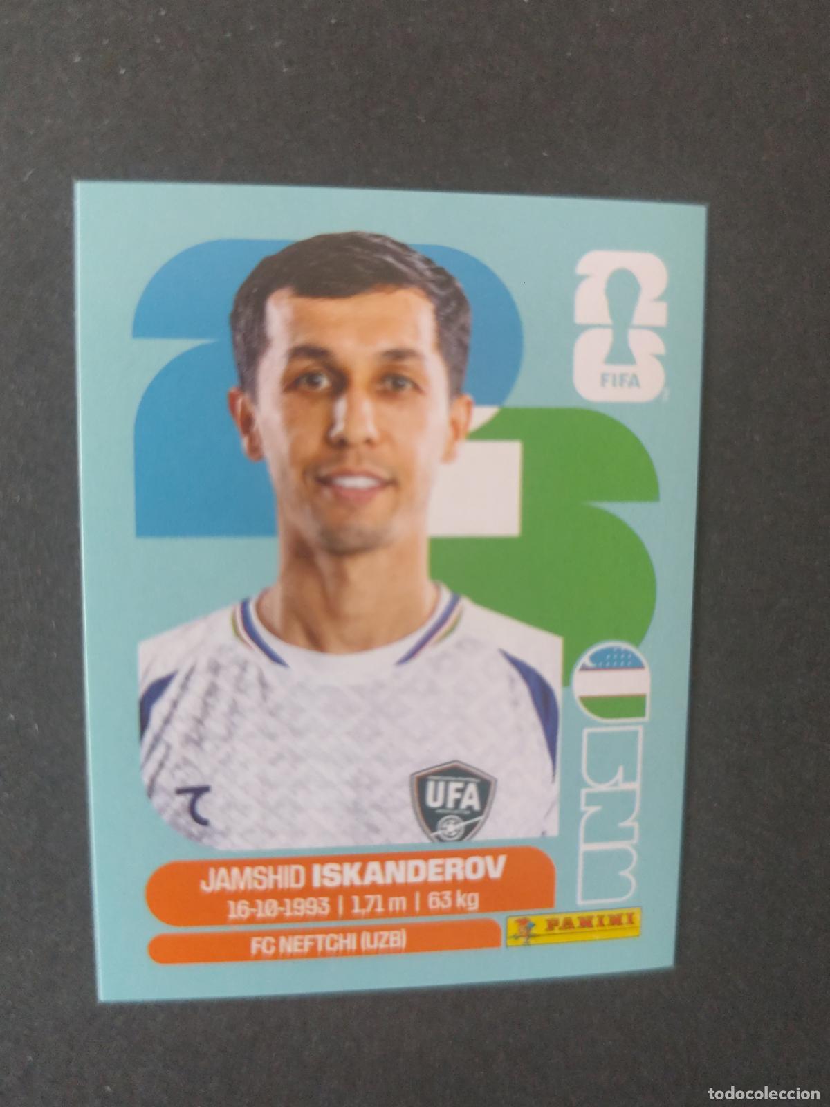 Cromos de Futebol: UZB12 JAMSHID ISKANDEROV 12 UZBEKIST&Aacute;N MUNDIAL FIFA WORLD CUP 2026 STICKER PANINI SIN PEGAR
