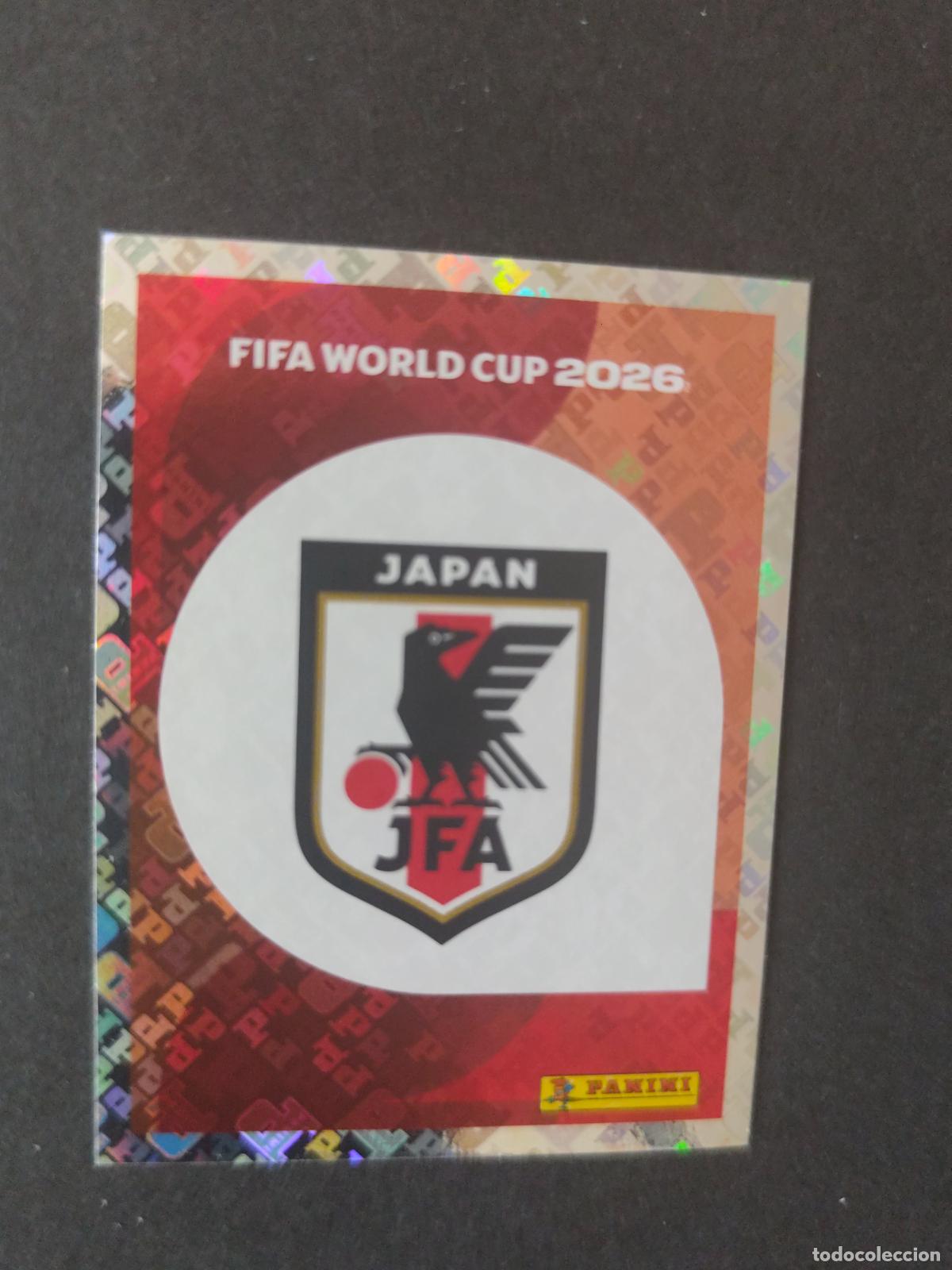 Cromos de Futebol: JPN1 EMBLEM ESCUDO 1 JAP&Oacute;N MUNDIAL FIFA WORLD CUP 2026 STICKER PANINI SIN PEGAR