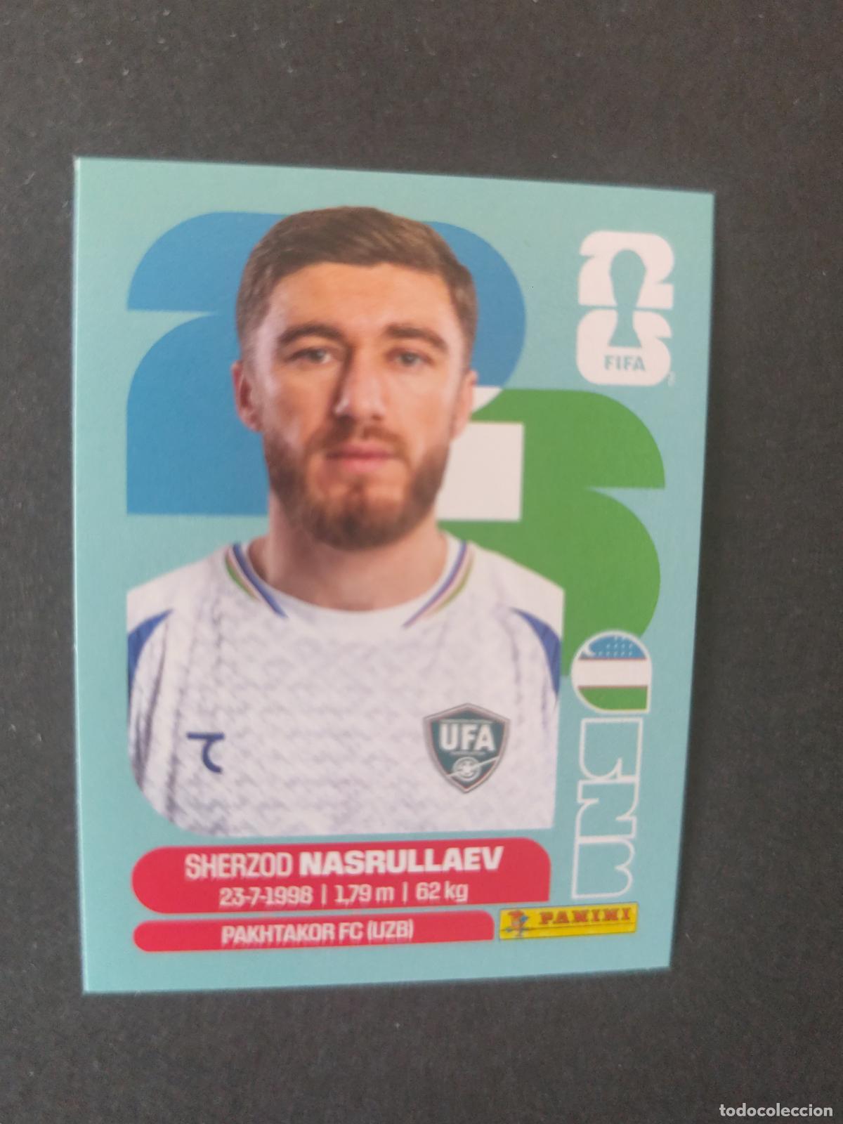 Cromos de Futebol: UZB4 SHERZOD NASRULLAEV 4 UZBEKIST&Aacute;N MUNDIAL FIFA WORLD CUP 2026 STICKER PANINI SIN PEGAR