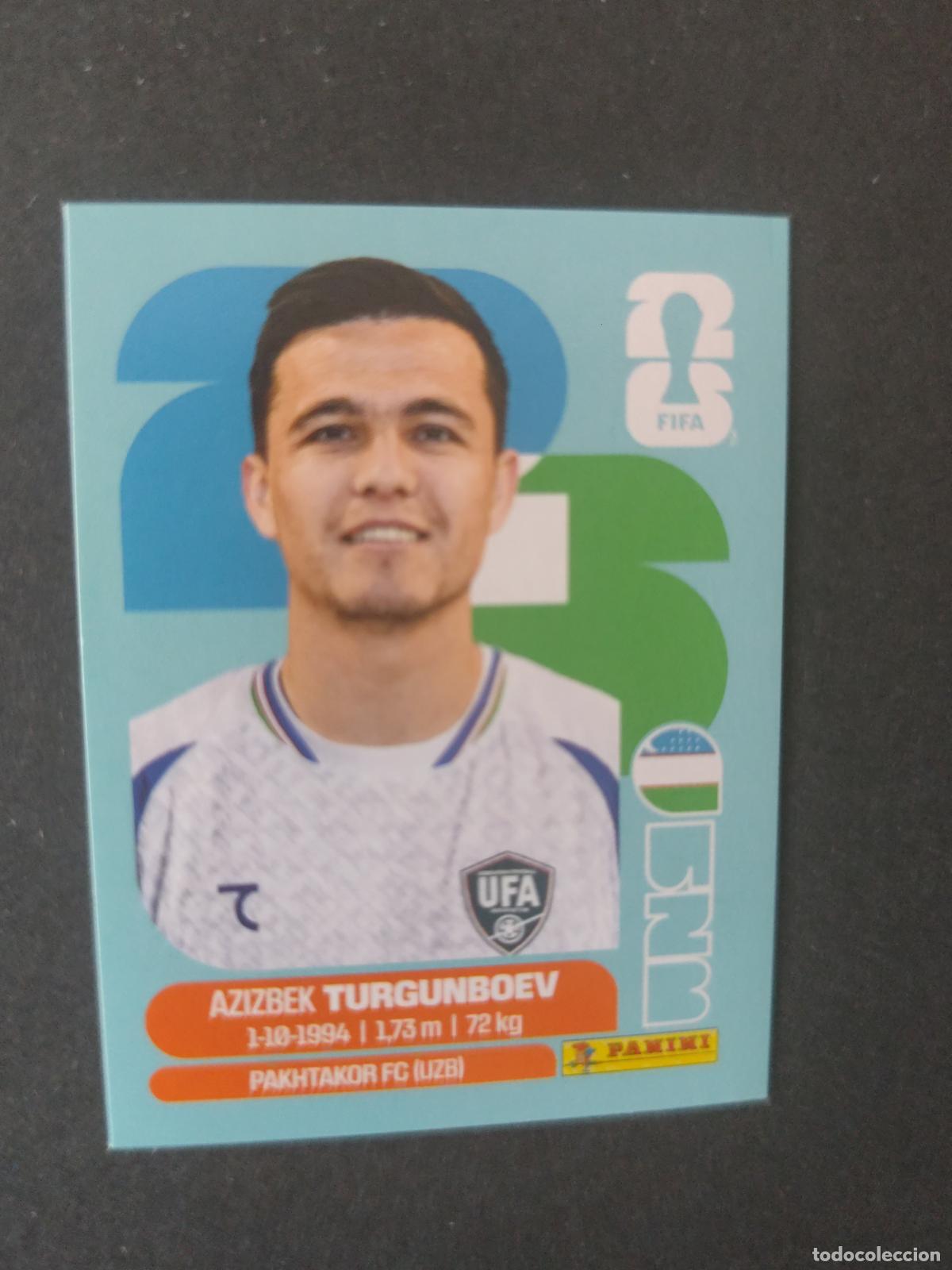 Cromos de F&uacute;tbol: UZB14 AZIZBEK TURGUNBOEV 14 UZBEKIST&Aacute;N MUNDIAL FIFA WORLD CUP 2026 STICKER PANINI SIN PEGAR