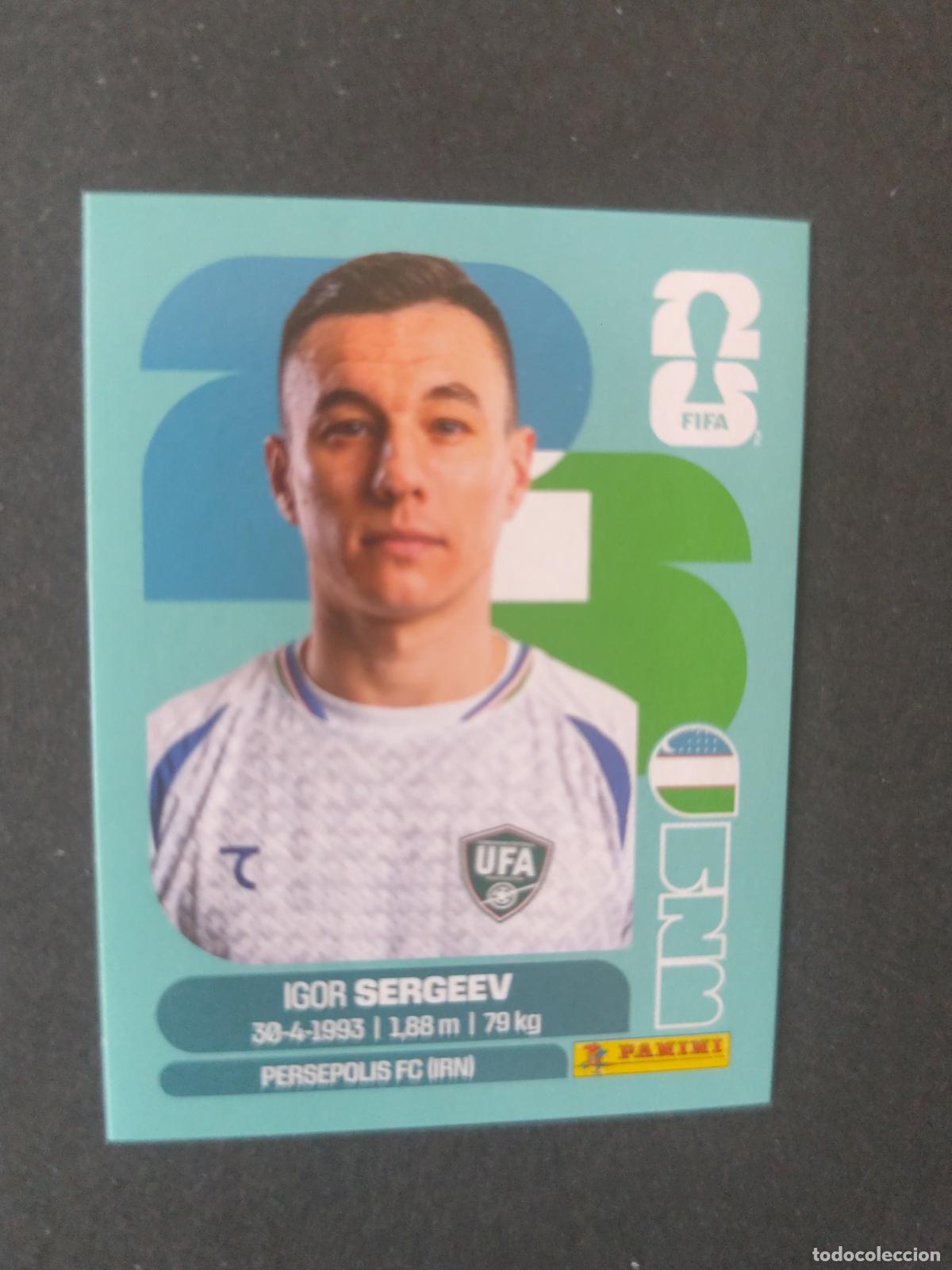 Cromos de F&uacute;tbol: UZB19 IGOR SERGEEV 19 UZBEKIST&Aacute;N MUNDIAL FIFA WORLD CUP 2026 STICKER PANINI SIN PEGAR