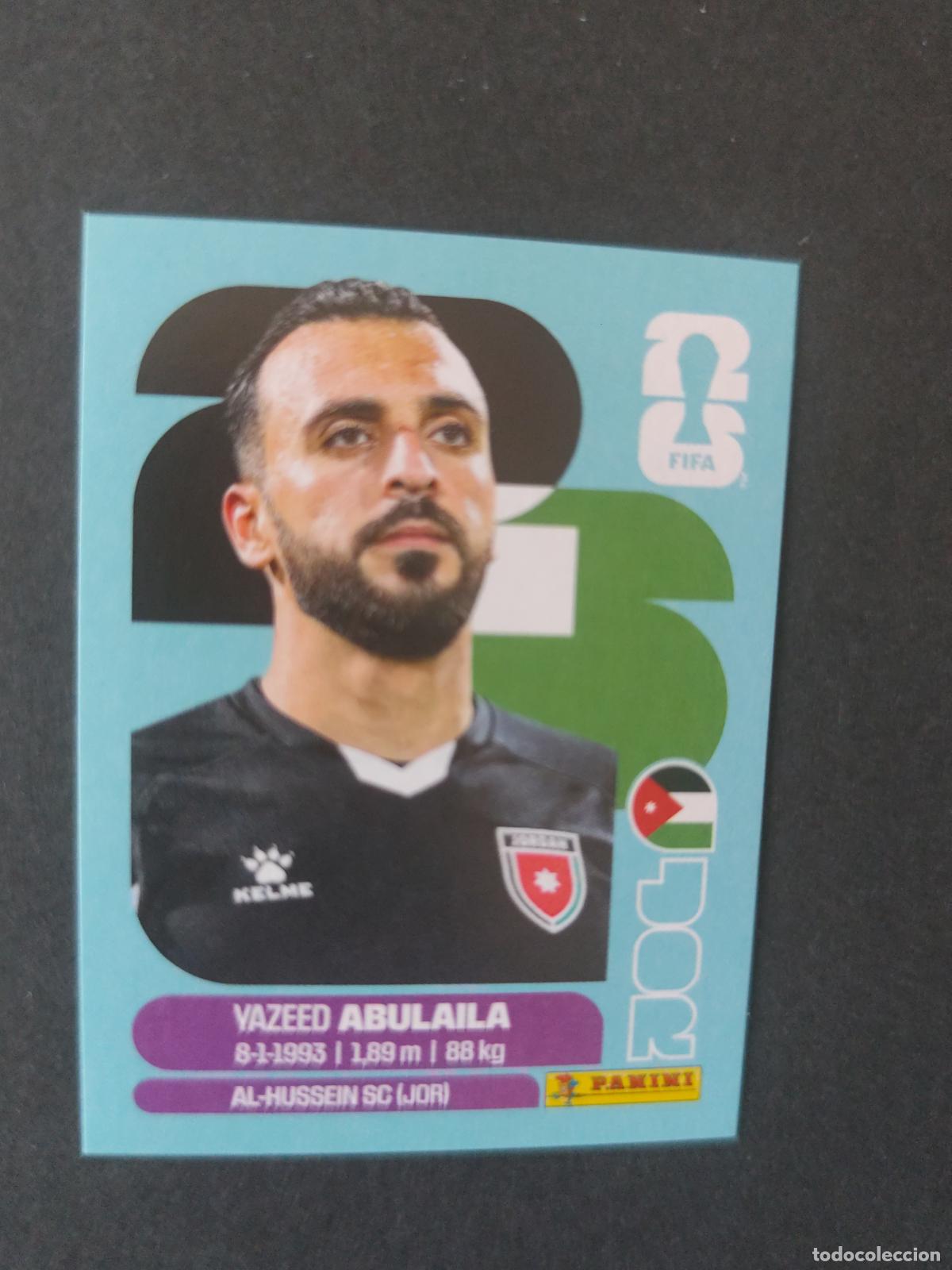 Cromos de F&uacute;tbol: JOR2 YAZEED ABULAILA 2 JORDANIA MUNDIAL FIFA WORLD CUP 2026 STICKER PANINI SIN PEGAR