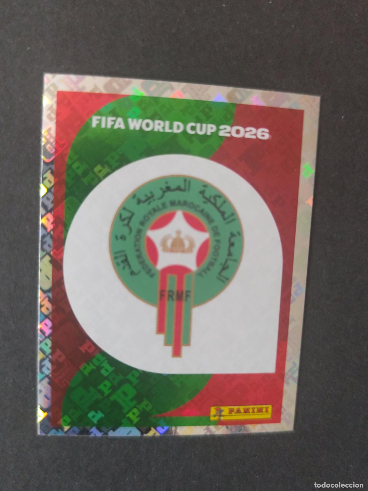 Cromos de Futebol: MAR1 EMBLEM ESCUDO 1 MARRUECOS MUNDIAL FIFA WORLD CUP 2026 STICKER PANINI SIN PEGAR