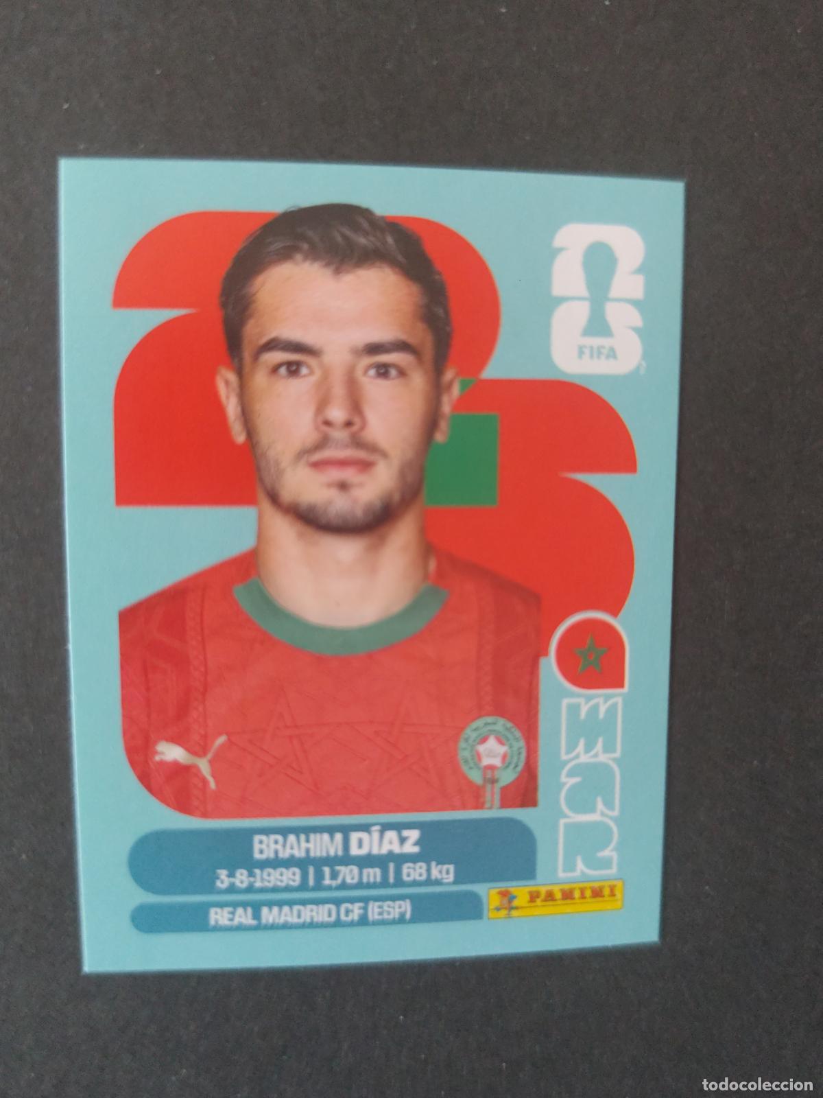Cromos de Futebol: MAR19 BRAHIM D&Iacute;AZ 19 MARRUECOS MUNDIAL FIFA WORLD CUP 2026 STICKER PANINI SIN PEGAR