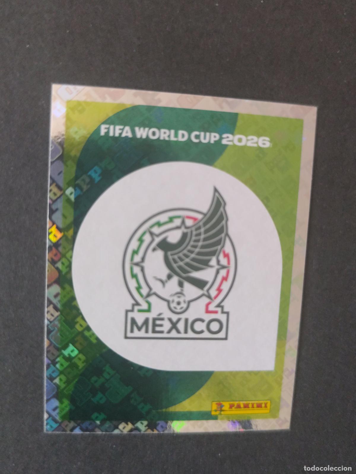 Cromos de Futebol: MEX1 EMBLEM ESCUDO 1 M&Eacute;XICO MUNDIAL FIFA WORLD CUP 2026 STICKER PANINI SIN PEGAR