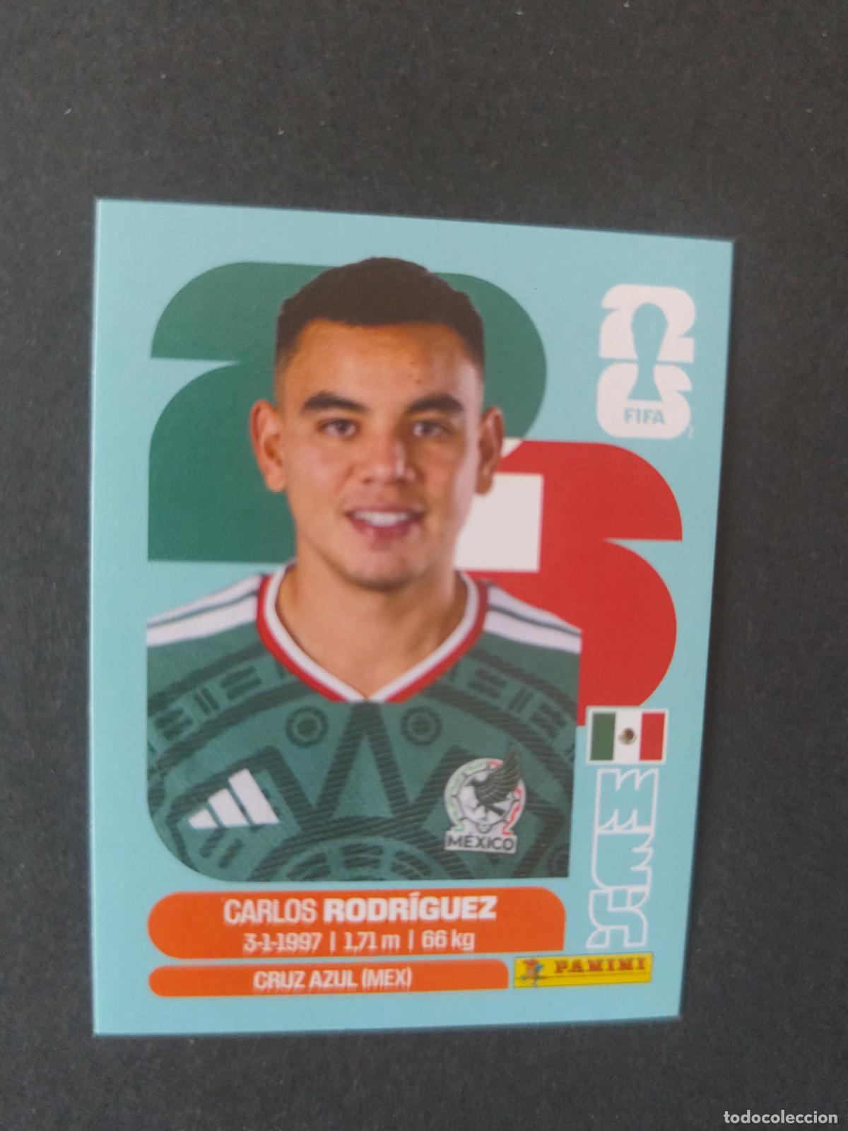 Cromos de Futebol: MEX9 CARLOS RODR&Iacute;GUEZ 9 M&Eacute;XICO MUNDIAL FIFA WORLD CUP 2026 STICKER PANINI SIN PEGAR