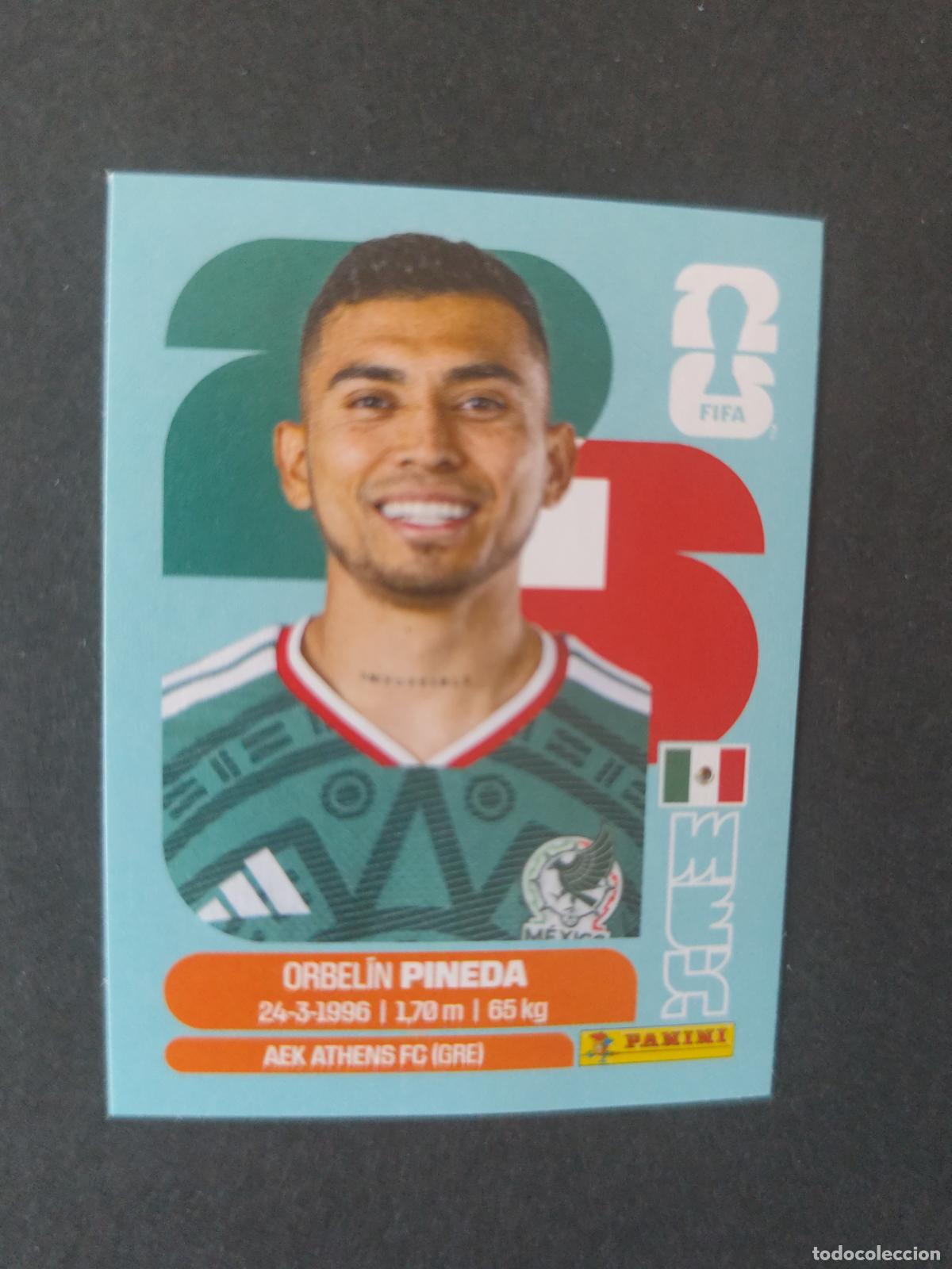 Cromos de Futebol: MEX11 ORBEL&Iacute;N PINEDA 11 M&Eacute;XICO MUNDIAL FIFA WORLD CUP 2026 STICKER PANINI SIN PEGAR