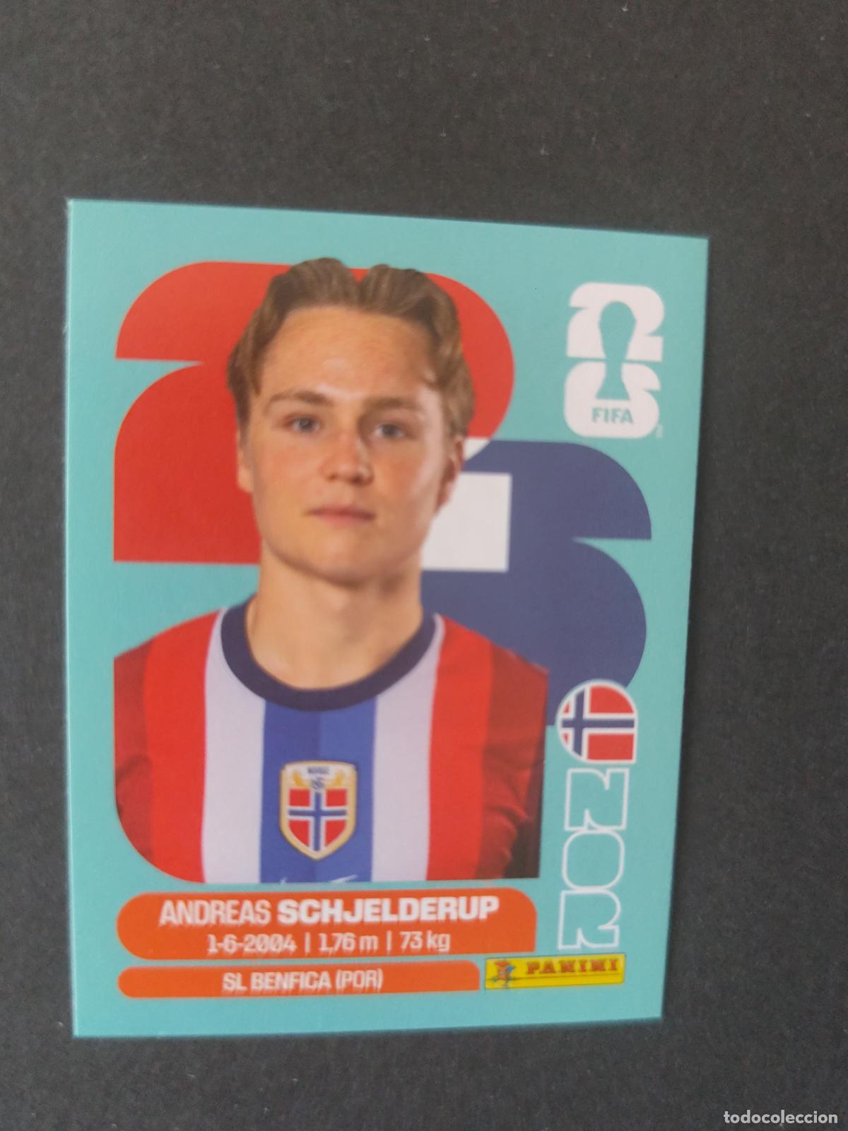 Cromos de F&uacute;tbol: NOR12 ANDREAS SCHJELDERUP 12 NORUEGA MUNDIAL FIFA WORLD CUP 2026 STICKER PANINI SIN PEGAR