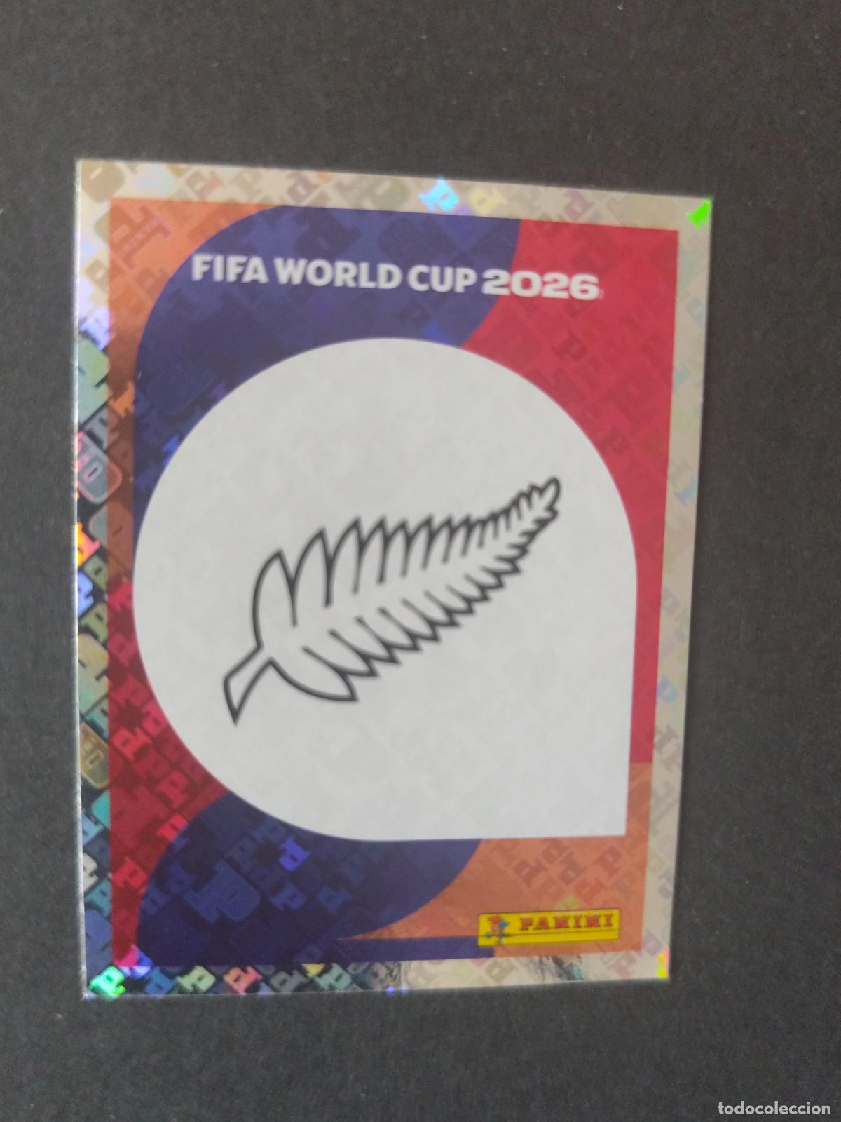 Cromos de F&uacute;tbol: NZL1 EMBLEM ESCUDO 1 NUEVA ZELANDA MUNDIAL FIFA WORLD CUP 2026 STICKER PANINI SIN PEGAR