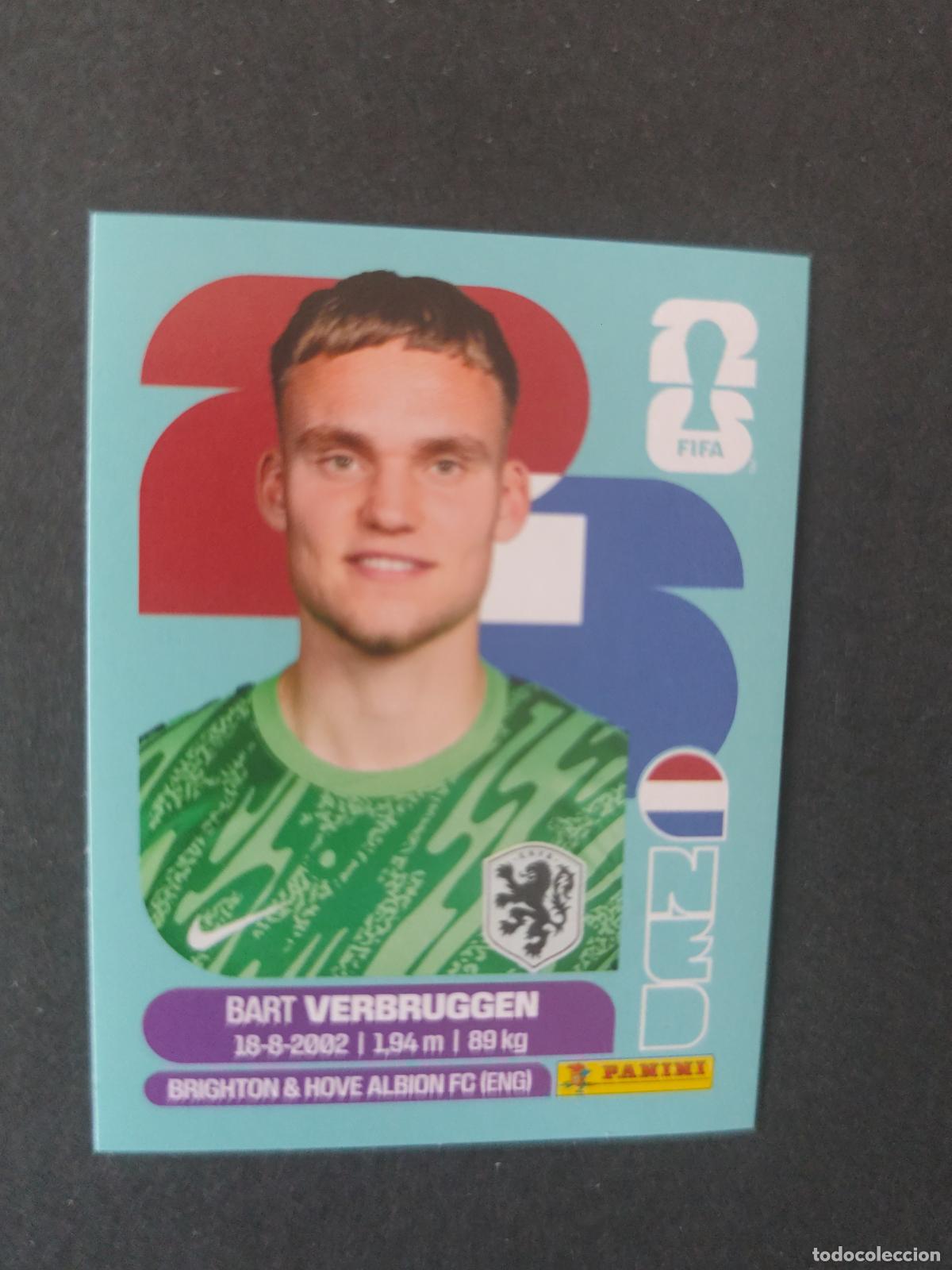 Cromos de F&uacute;tbol: NED2 BART VERBRUGGEN 2 PA&Iacute;SES BAJOS HOLANDA MUNDIAL FIFA WORLD CUP 2026 STICKER PANINI SIN PEGAR