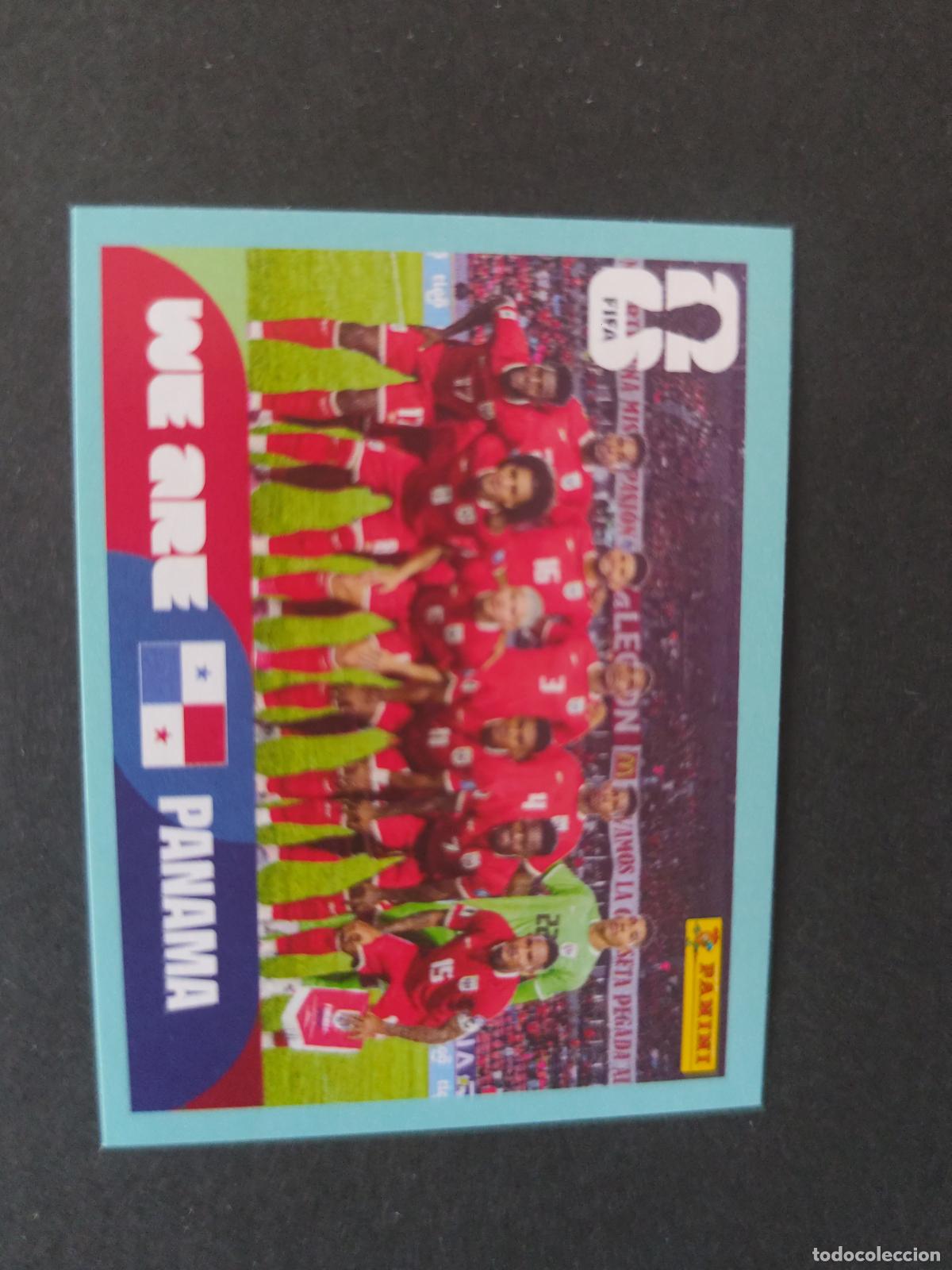 Cromos de F&uacute;tbol: PAN13 TEAM PHOTO EQUIPO 13 PANAM&Aacute; MUNDIAL FIFA WORLD CUP 2026 STICKER PANINI SIN PEGAR