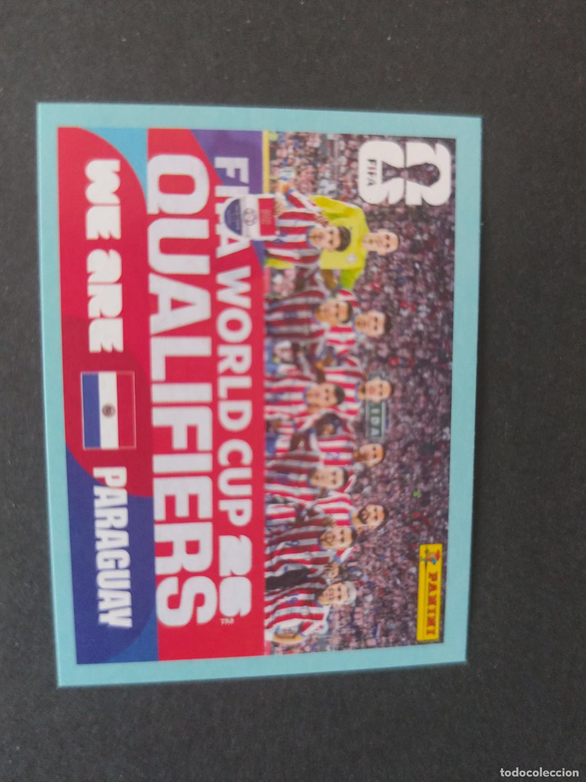 Football Stickers: PAR13 TEAM PHOTO EQUIPO 13 PARAGUAY MUNDIAL FIFA WORLD CUP 2026 STICKER PANINI SIN PEGAR