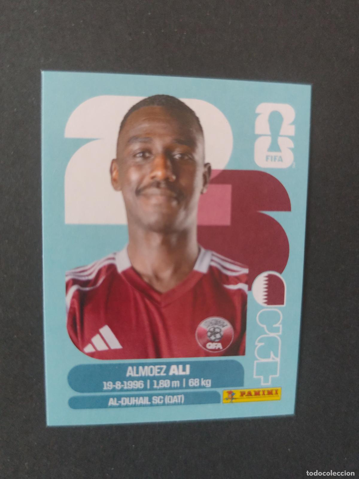 Cartes &agrave; collectionner de Football: QAT20 ALMOEZ ALI 20 QATAR CATAR MUNDIAL FIFA WORLD CUP 2026 STICKER PANINI SIN PEGAR