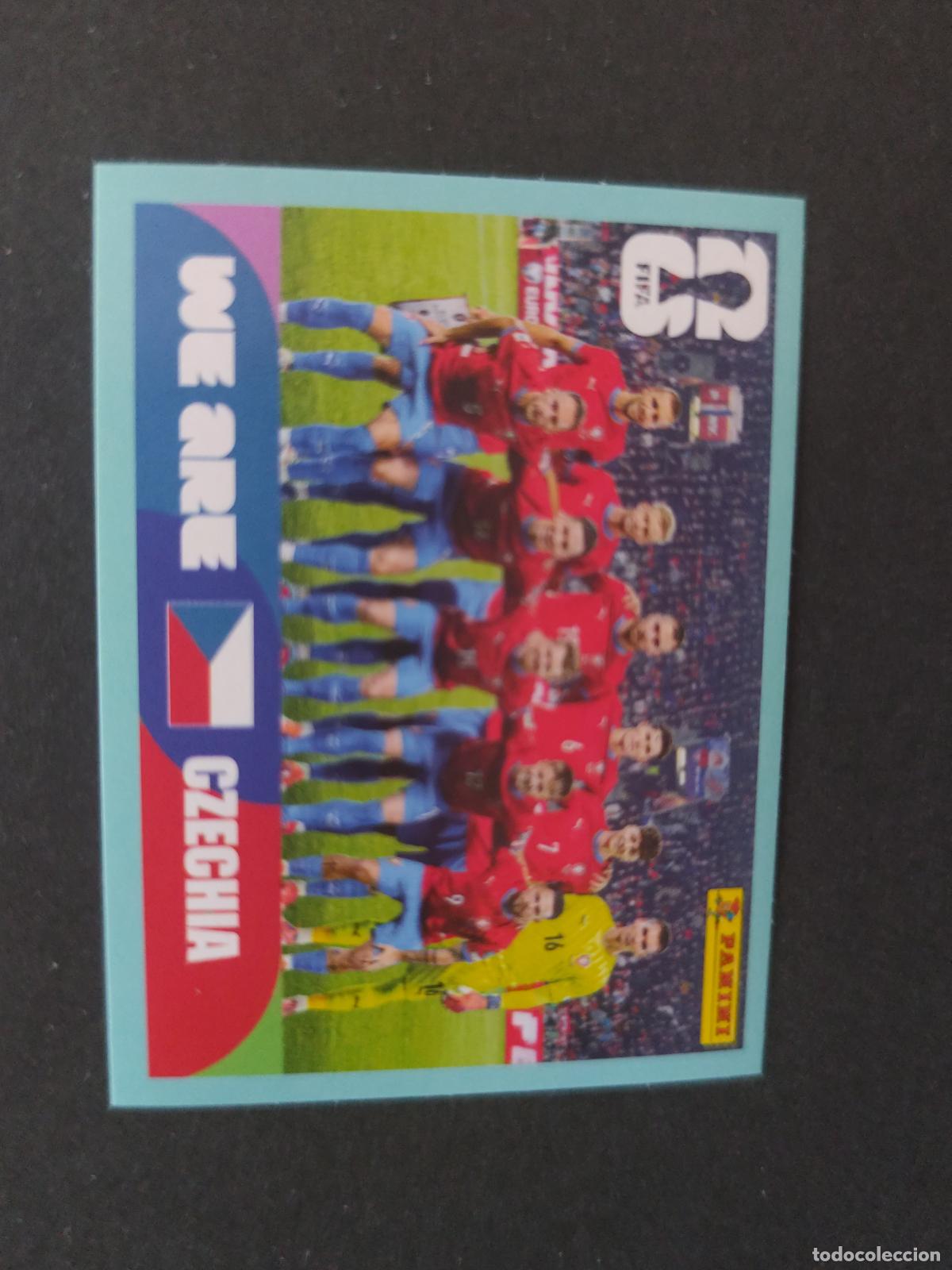 Cartes &agrave; collectionner de Football: CZE13 TEAM PHOTO EQUIPO 13 REP&Uacute;BLICA CHECA MUNDIAL FIFA WORLD CUP 2026 STICKER PANINI SIN PEGAR