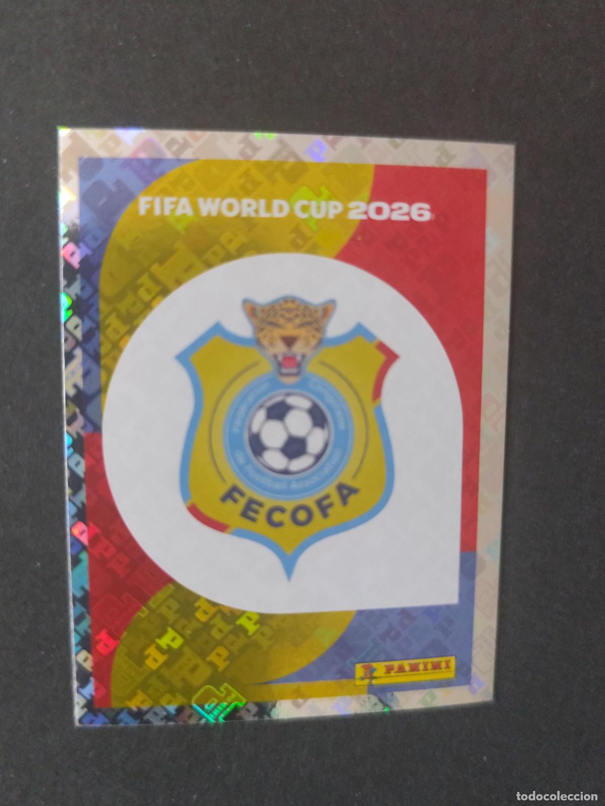 Cartes &agrave; collectionner de Football: COD1 EMBLEM ESCUDO 1 CONGO MUNDIAL FIFA WORLD CUP 2026 STICKER PANINI SIN PEGAR
