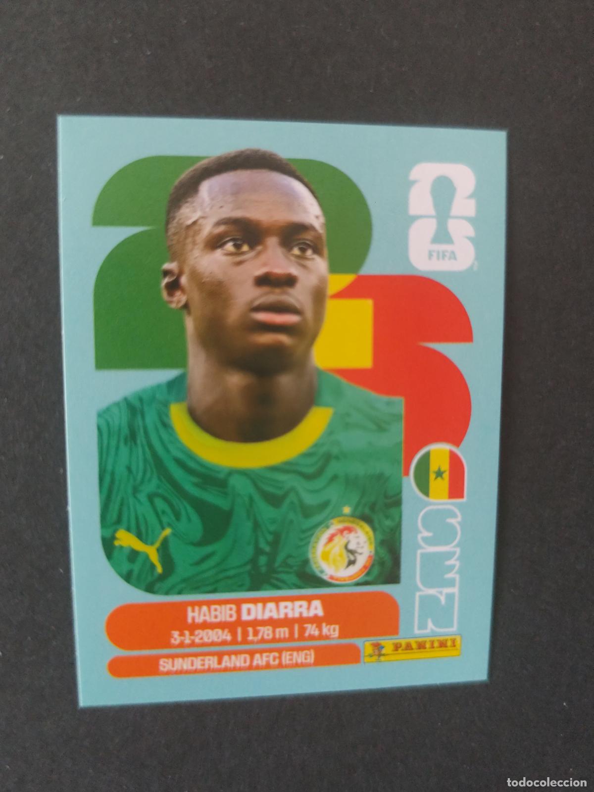 Cartes &agrave; collectionner de Football: SEN12 HABIB DIARRA 12 SENEGAL MUNDIAL FIFA WORLD CUP 2026 STICKER PANINI SIN PEGAR