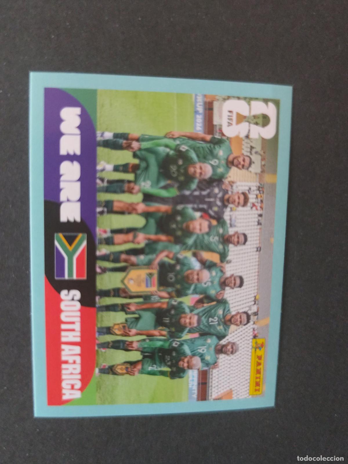 Cartes &agrave; collectionner de Football: RSA13 TEAM PHOTO EQUIPO 13 SUD&Aacute;FRICA MUNDIAL FIFA WORLD CUP 2026 STICKER PANINI SIN PEGAR