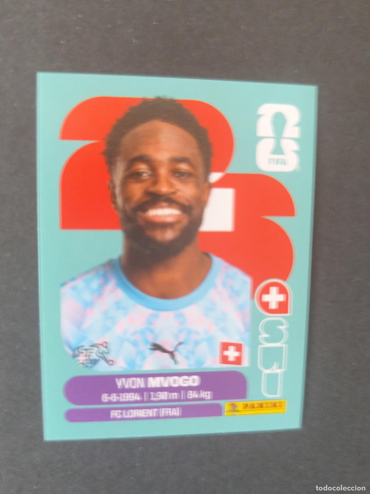 Cartes &agrave; collectionner de Football: SUI3 YVON MVOGO 3 SUIZA MUNDIAL FIFA WORLD CUP 2026 STICKER PANINI SIN PEGAR