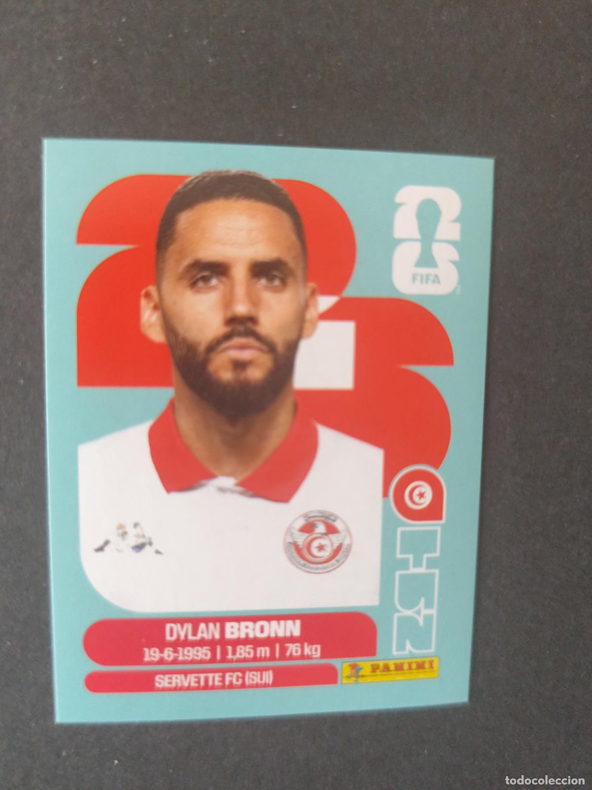 Cartes &agrave; collectionner de Football: TUN8 DYLAN BRONN 8 T&Uacute;NEZ MUNDIAL FIFA WORLD CUP 2026 STICKER PANINI SIN PEGAR