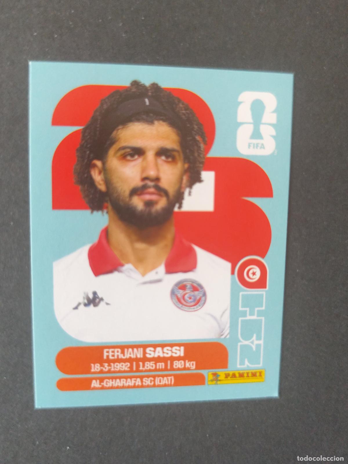 Cartes &agrave; collectionner de Football: TUN11 FERJANI SASSI 11 T&Uacute;NEZ MUNDIAL FIFA WORLD CUP 2026 STICKER PANINI SIN PEGAR