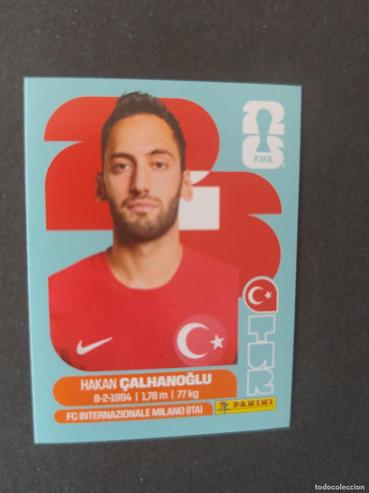 Cartes &agrave; collectionner de Football: TUR11 HAKAN &Ccedil;ALHANOĞLU 11 TURQU&Iacute;A MUNDIAL FIFA WORLD CUP 2026 STICKER PANINI SIN PEGAR