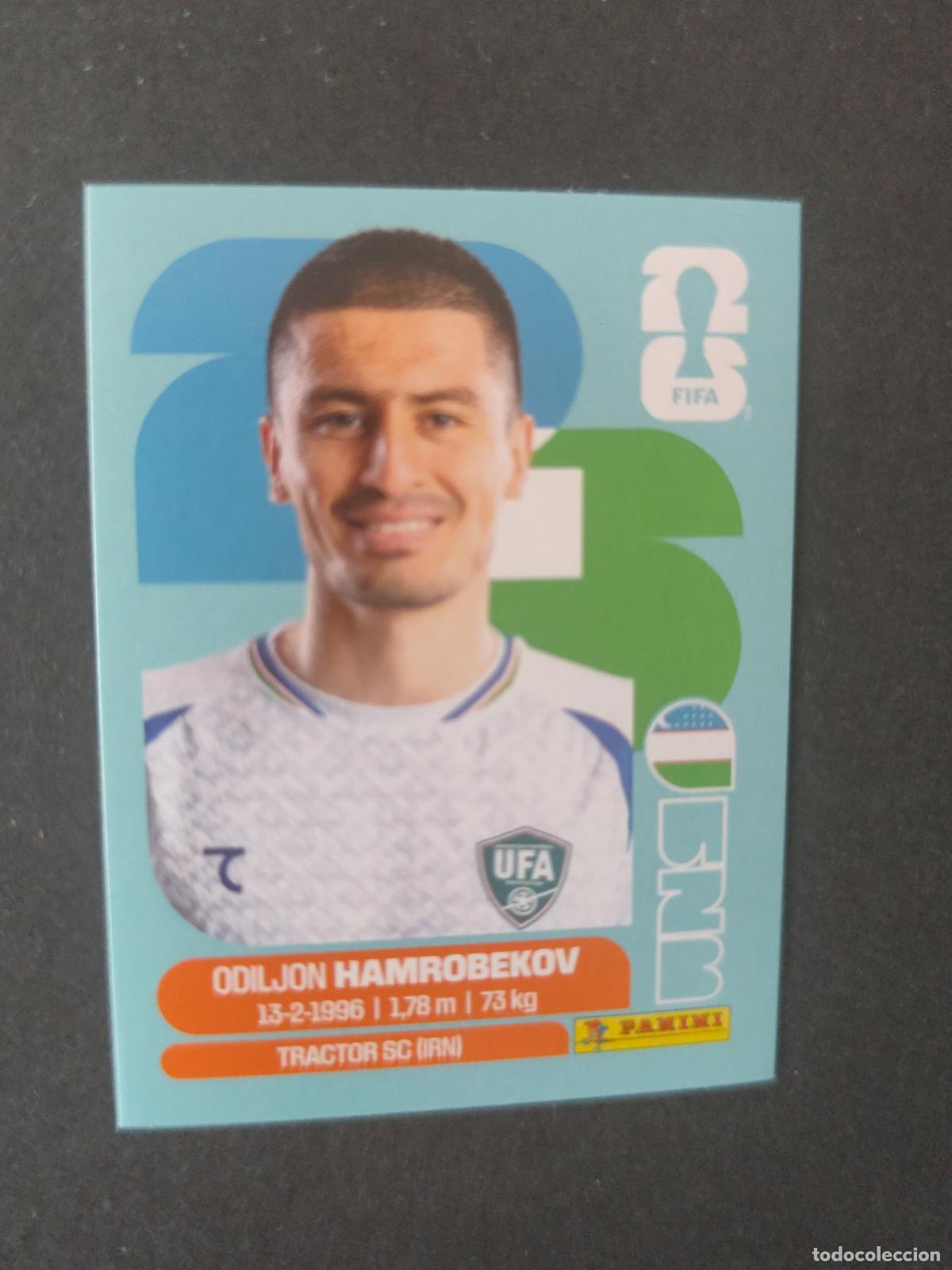 Cartes &agrave; collectionner de Football: UZB10 ODILJON HAMROBEKOV 10 UZBEKIST&Aacute;N MUNDIAL FIFA WORLD CUP 2026 STICKER PANINI SIN PEGAR