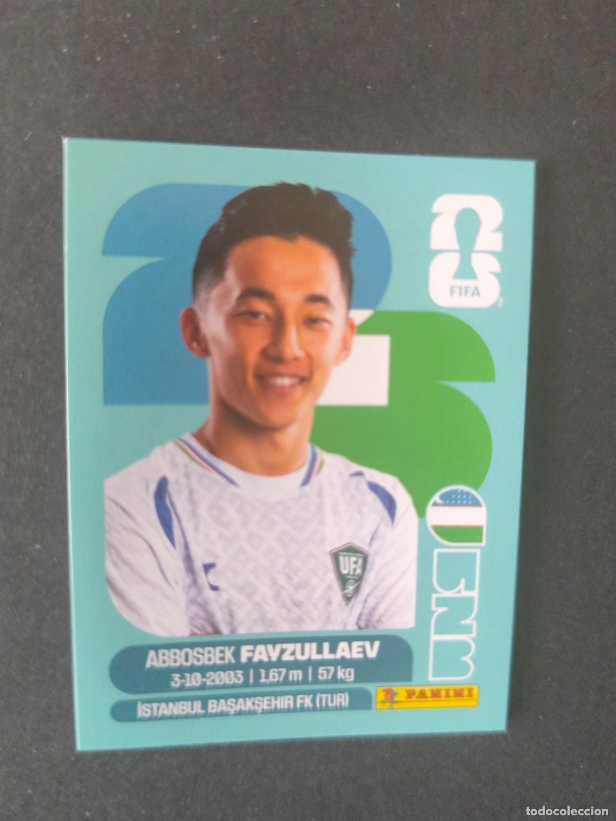 Cromos de F&uacute;tbol: UZB20 ABBOSBEK FAYZULLAEV 20 UZBEKIST&Aacute;N MUNDIAL FIFA WORLD CUP 2026 STICKER PANINI SIN PEGAR