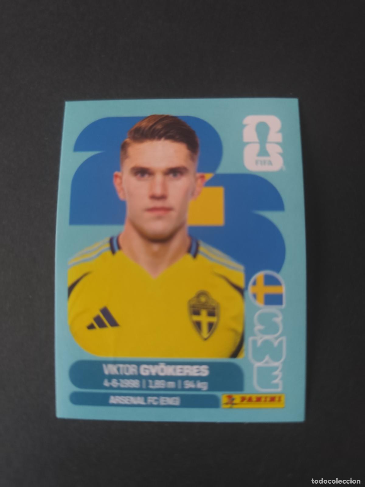 Cromos de F&uacute;tbol: SWE20 VIKTOR GY&Ouml;KERES 20 SUECIA MUNDIAL FIFA WORLD CUP 2026 STICKER PANINI SIN PEGAR