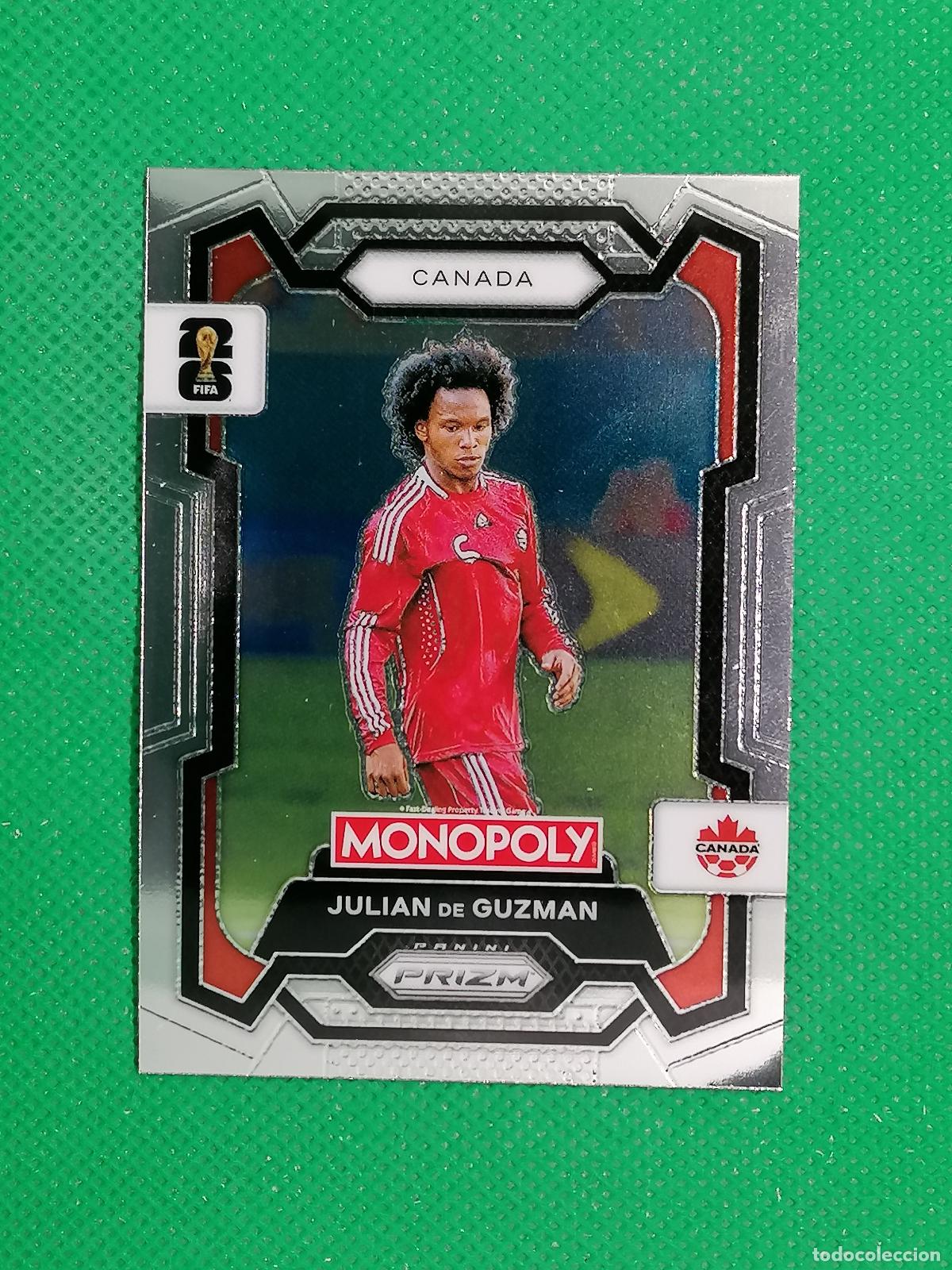 Cromos de F&uacute;tbol: 77 JULIAN DE GUZMAN CANADA BASE ⚽ PANINI PRIZM MONOPOLY FIFA WORLD CUP 26 2026 ⚽