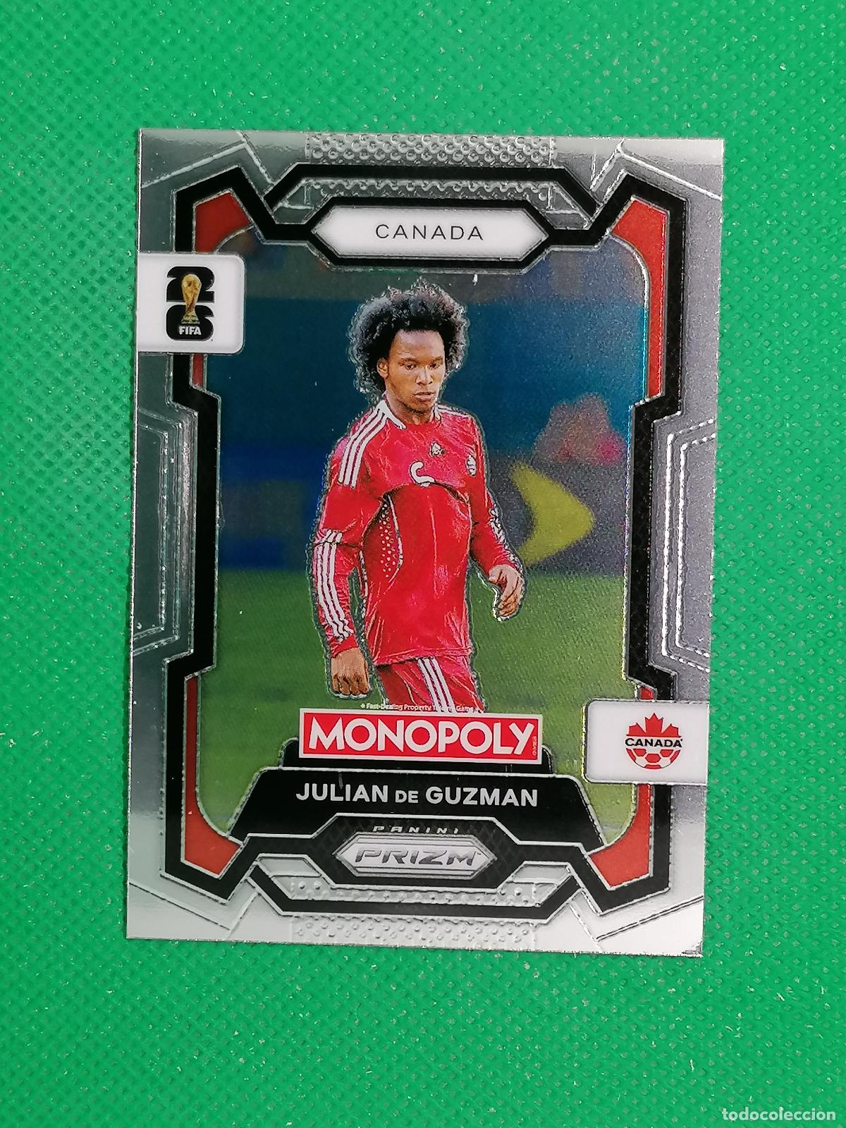 Cromos de F&uacute;tbol: 77 JULIAN DE GUZMAN CANADA BASE ⚽ PANINI PRIZM MONOPOLY FIFA WORLD CUP 26 2026 ⚽