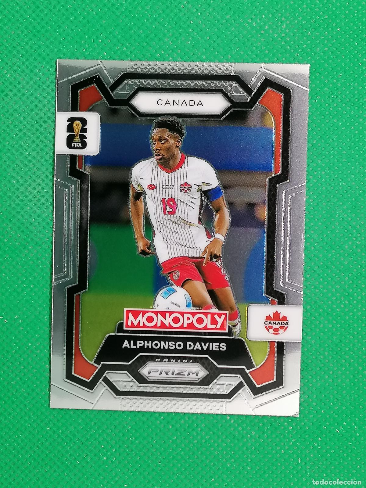 Cromos de F&uacute;tbol: 78 ALPHONSO DAVIES CANADA BASE ⚽ PANINI PRIZM MONOPOLY FIFA WORLD CUP 26 2026 ⚽