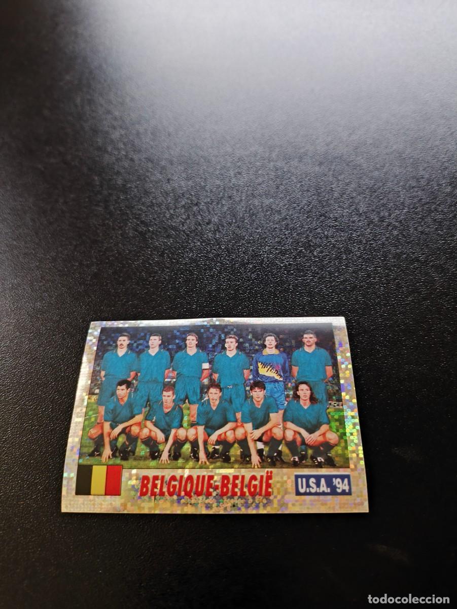 Cromos de F&uacute;tbol: 339 TEAM EQUIPO BELGICA BELGIUM SIN PEGAR ITALY SL FIFA WORLD CUP MUNDIAL USA 1994 NO PANINI