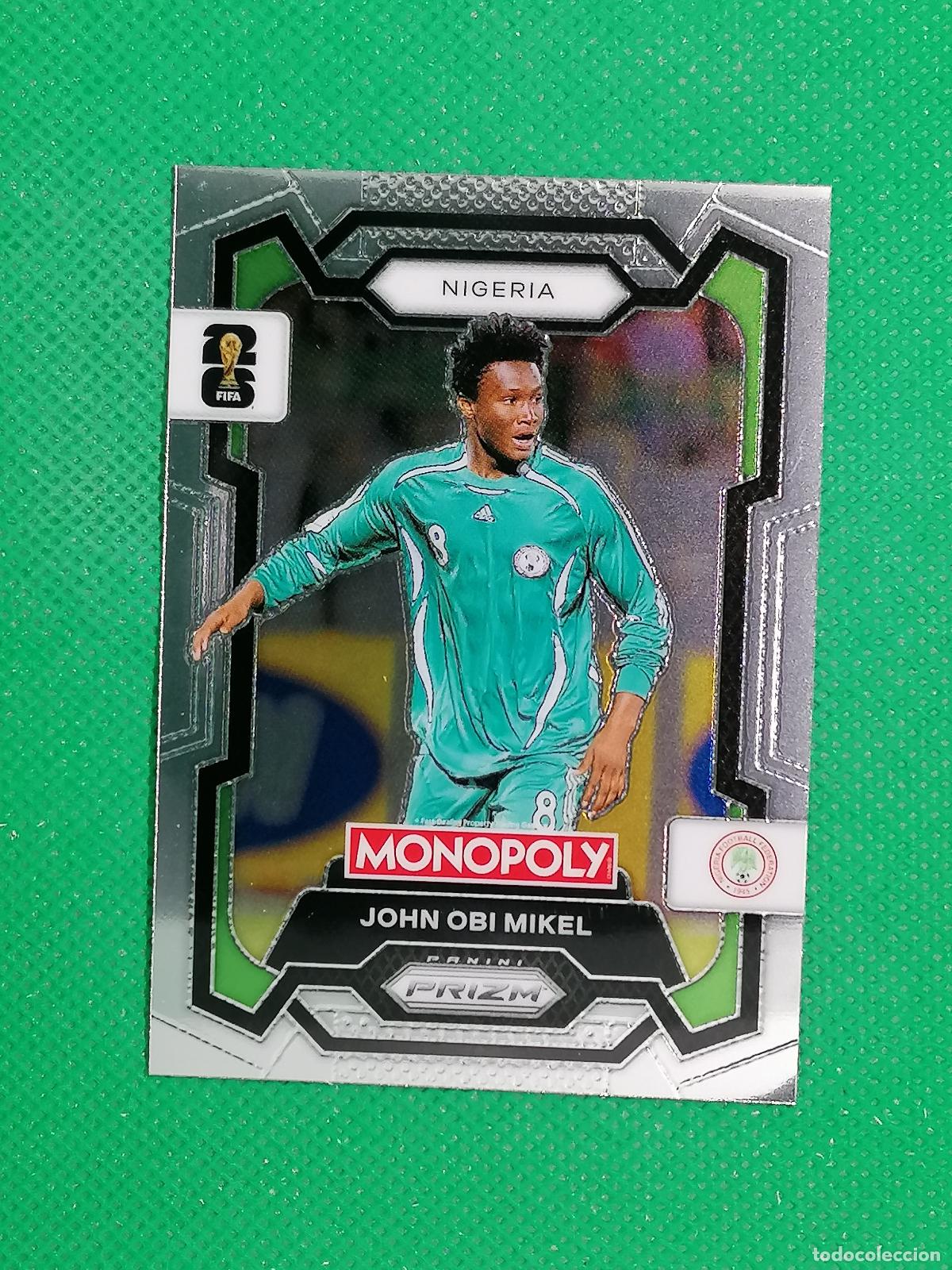 Cromos de F&uacute;tbol: 81 JOHN OBI MIKEL NIGERIA BASE ⚽ PANINI PRIZM MONOPOLY FIFA WORLD CUP 26 2026 ⚽