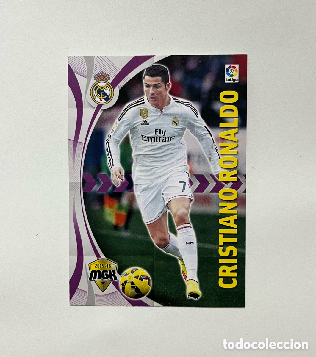 Cromos de F&uacute;tbol: CRISTIANO RONALDO - 345 - MEGACRACKS 2015 2016 - REAL MADRID - PANINI - 15 16 MGK