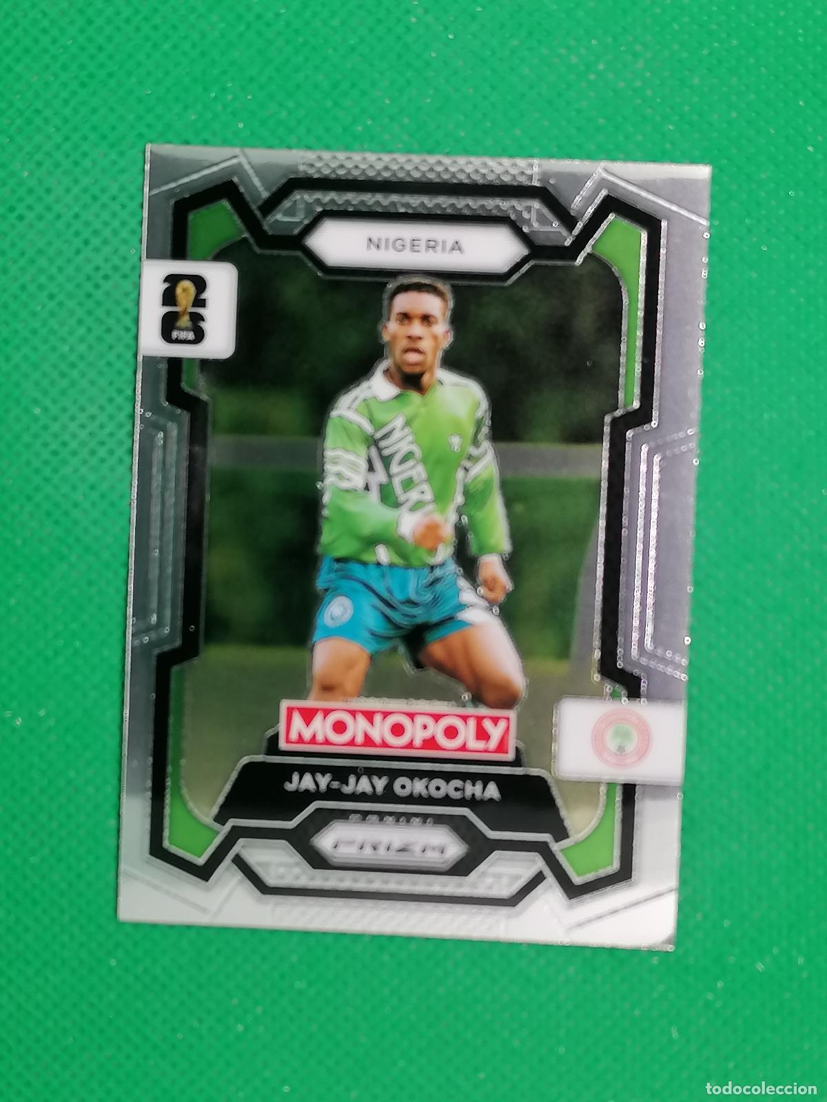 Cromos de F&uacute;tbol: 82 JAY-JAY OKOCHA NIGERIA BASE ⚽ PANINI PRIZM MONOPOLY FIFA WORLD CUP 26 2026 ⚽
