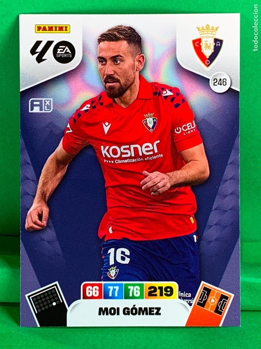 Cromos de F&uacute;tbol: 246 Moi G&oacute;mez CA Osasuna Base card ADRENALYN XL LIGA 2025/2026 25 26 PANINI