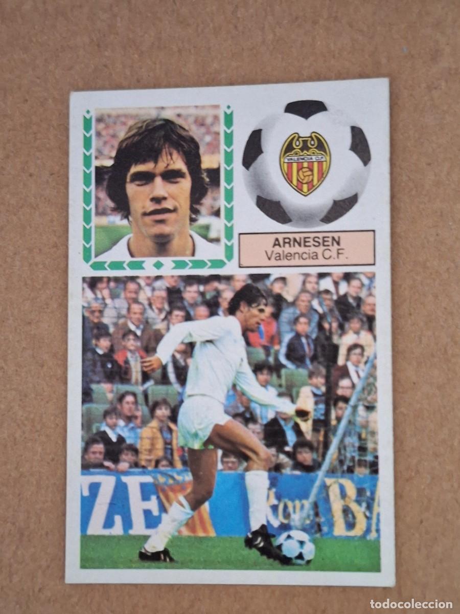 Cromos de F&uacute;tbol: 83 84 ESTE NUNCA PEGADO baja valencia arnesen