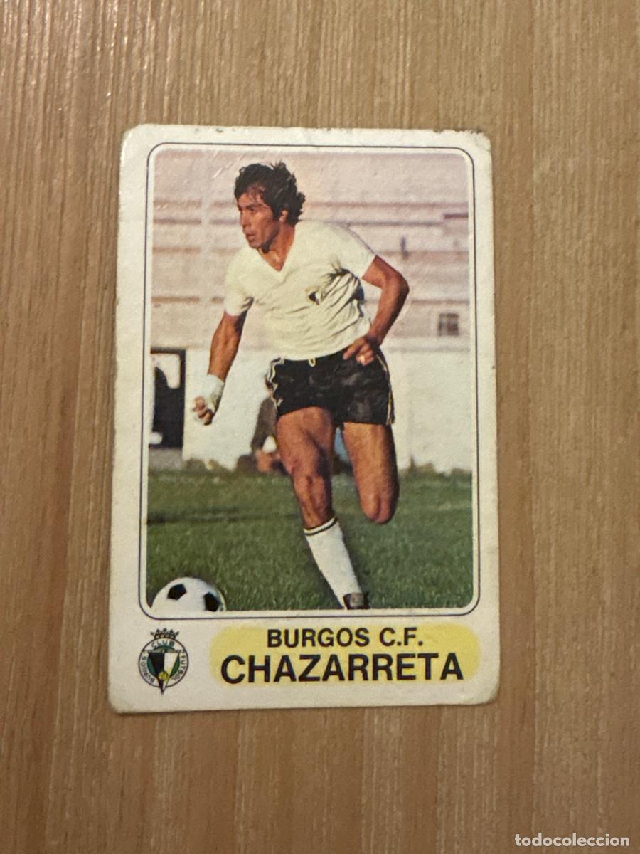 Cromos de F&uacute;tbol: 19. CROMO SIN PEGAR PACOSA 2 FUTBOL EN ACCION 77-78 BURGOS CHAZARRETA 1977-1978