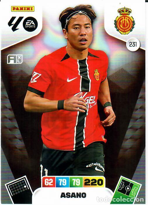 Cromos de F&uacute;tbol: PANINI ADRENALYN - LIGA 2025-26 (25 - 26) - N&ordm; 231 - ASANO - MALLORCA