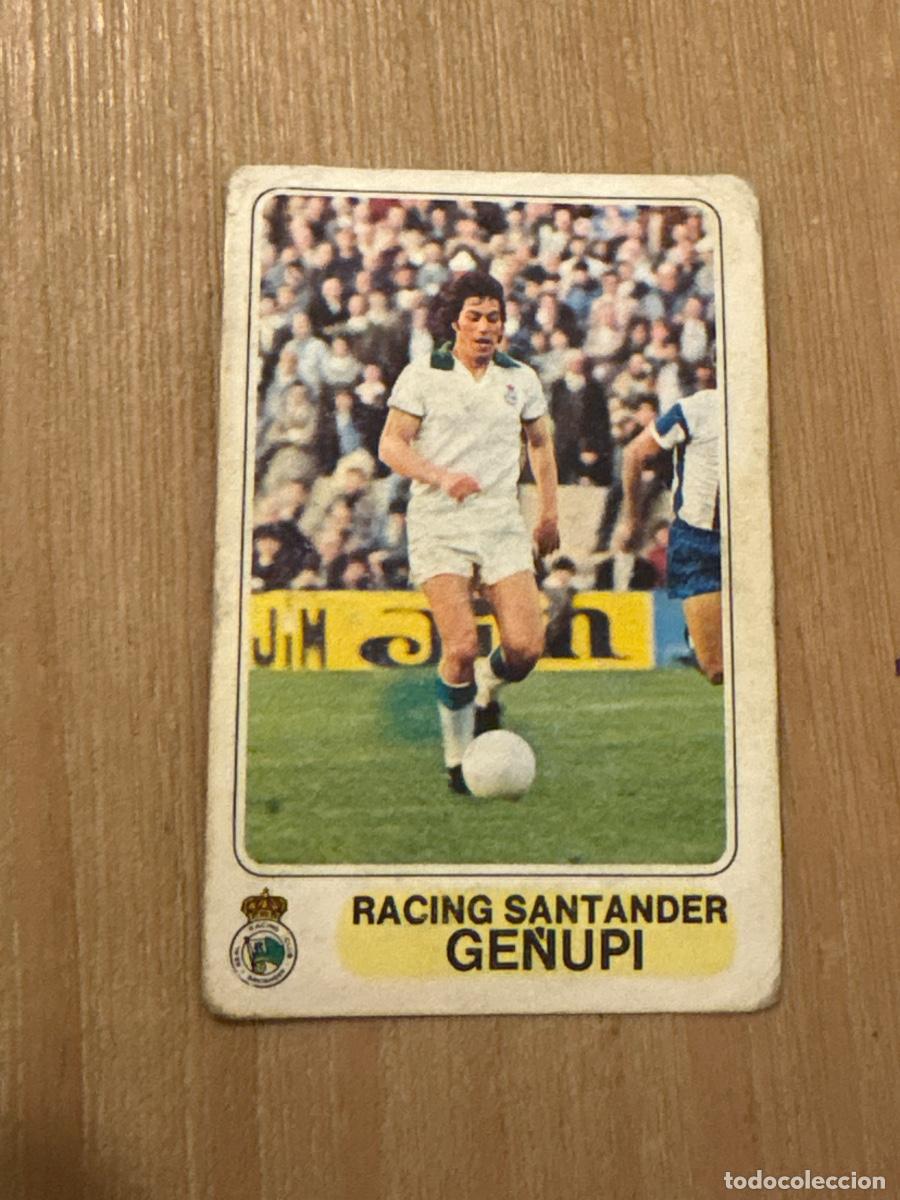 Cromos de F&uacute;tbol: 19. CROMO SIN PEGAR PACOSA 2 FUTBOL EN ACCION GE&Ntilde;UPI RACING 77-78 1977-78