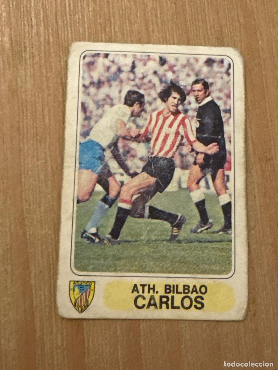 Cromos de F&uacute;tbol: 19. CROMO SIN PEGAR PACOSA 2 FUTBOL EN ACCION ATHLETIC BILBAO CARLOS 77-78 1977-78