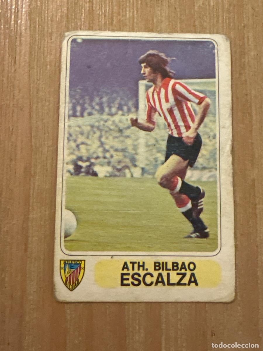 Cromos de F&uacute;tbol: 19. CROMO SIN PEGAR PACOSA 2 FUTBOL EN ACCION ATHLETIC BILBAO ESCALZA 77-78 1977-78