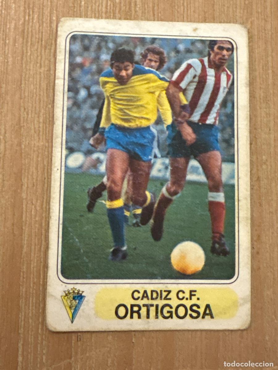 Cromos de F&uacute;tbol: 19. CROMO SIN PEGAR PACOSA 2 FUTBOL EN ACCION CADIZ ORTIGOSA 77-78 1977-78