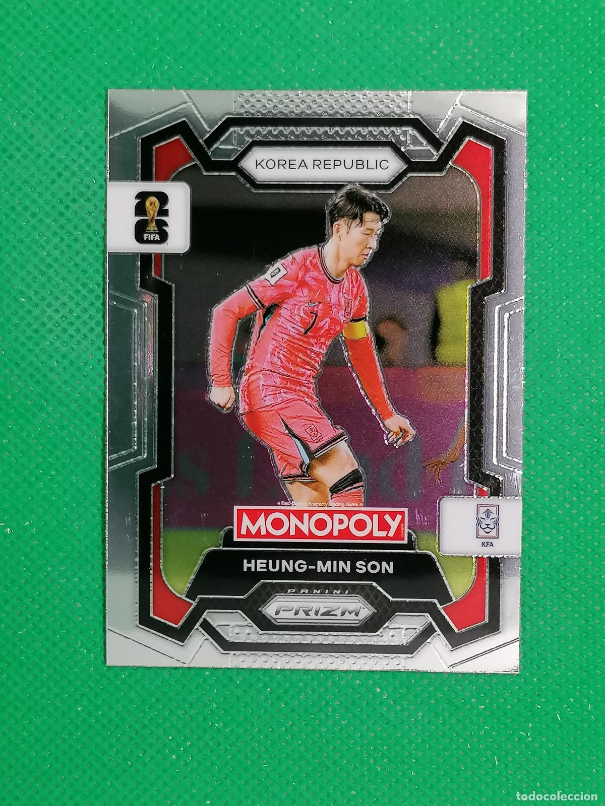 Cromos de F&uacute;tbol: 83 HEUNG-MIN SON KOREA BASE ⚽ PANINI PRIZM MONOPOLY FIFA WORLD CUP 26 2026 ⚽